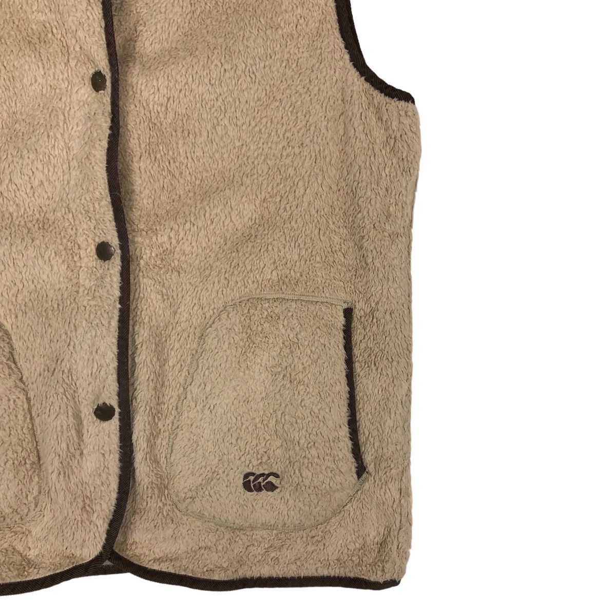 Canterbury of New Zealand 🔥VINTAGE FLEECE VEST DIPE PILE CANTERBURY Size US M / EU 48-50 / 2 - 5 Thumbnail