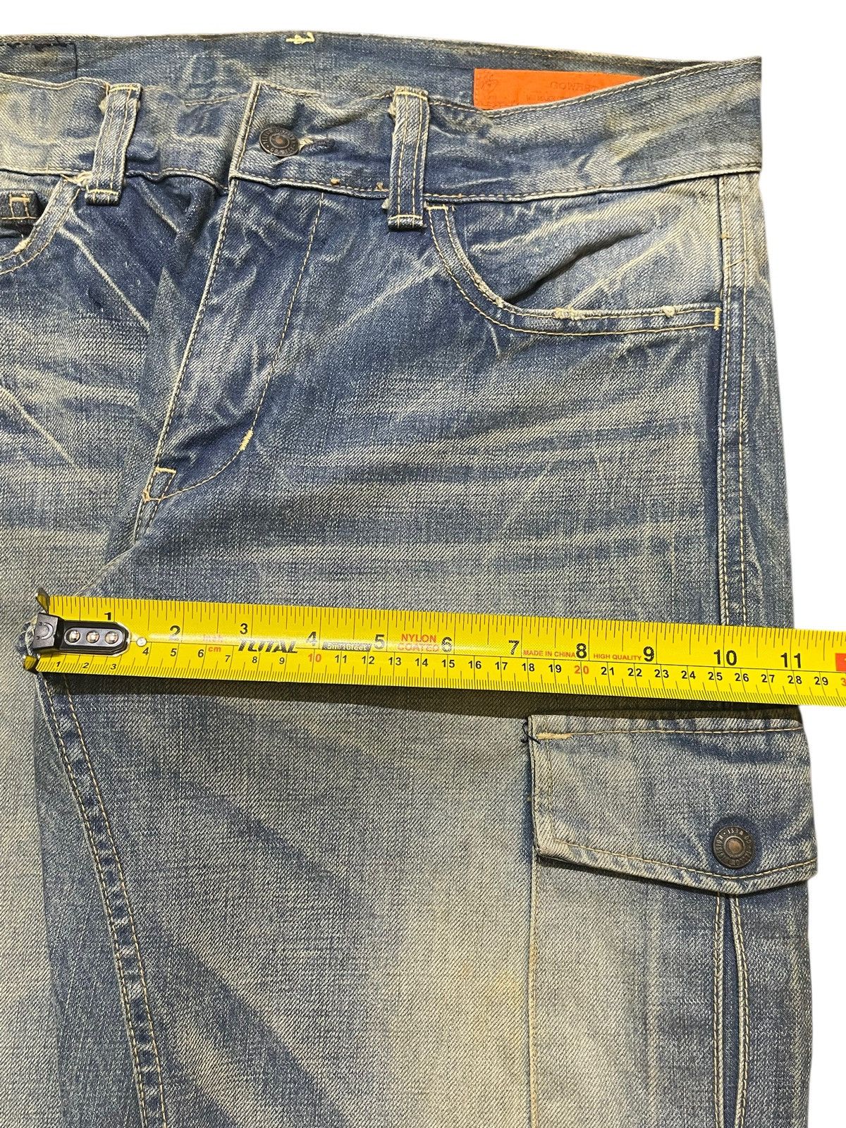 Hysteric Glamour Vintage Japan Gowest Faded Wash Mud Dirty Style Loose Jeans Size US 32 / EU 48 - 17 Thumbnail