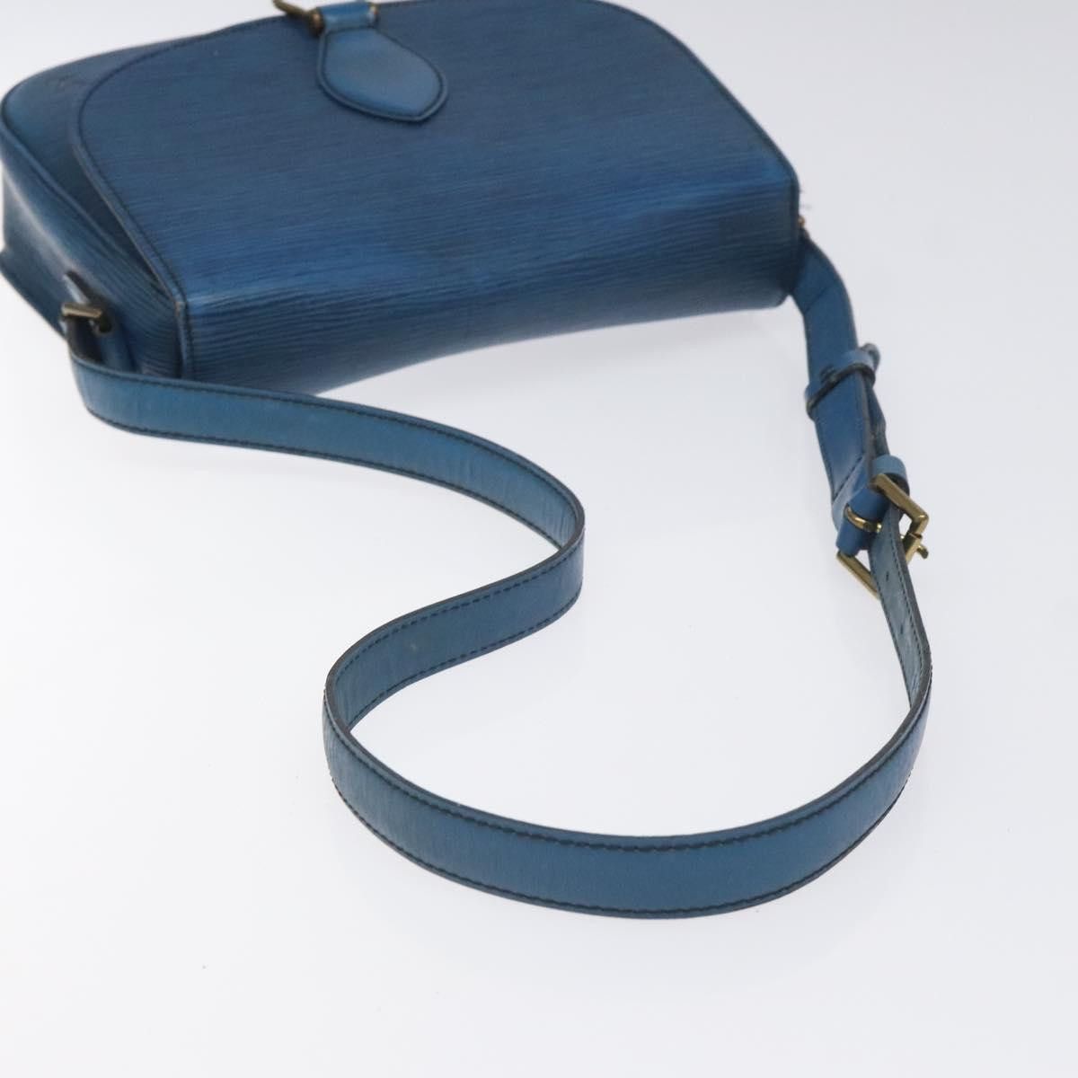 Louis Vuitton LOUIS VUITTON Epi Saint Cloud GM Shoulder Bag Toledo Blue Size ONE SIZE - 7 Thumbnail