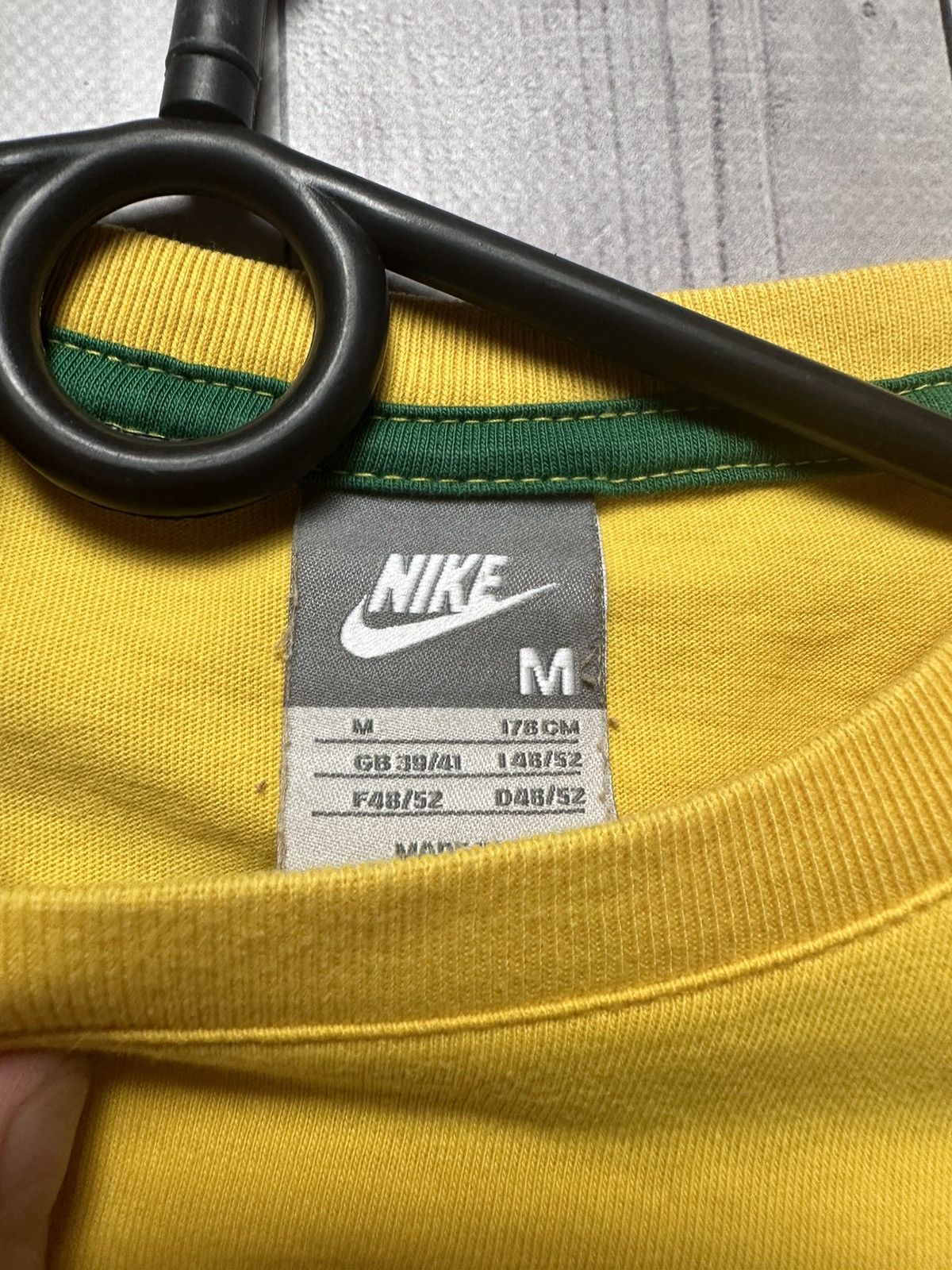 Nike × Vintage Vintage Nike Brazil soccer jersey yellow size M rare logo Size US M / EU 48-50 / 2 - 5 Thumbnail