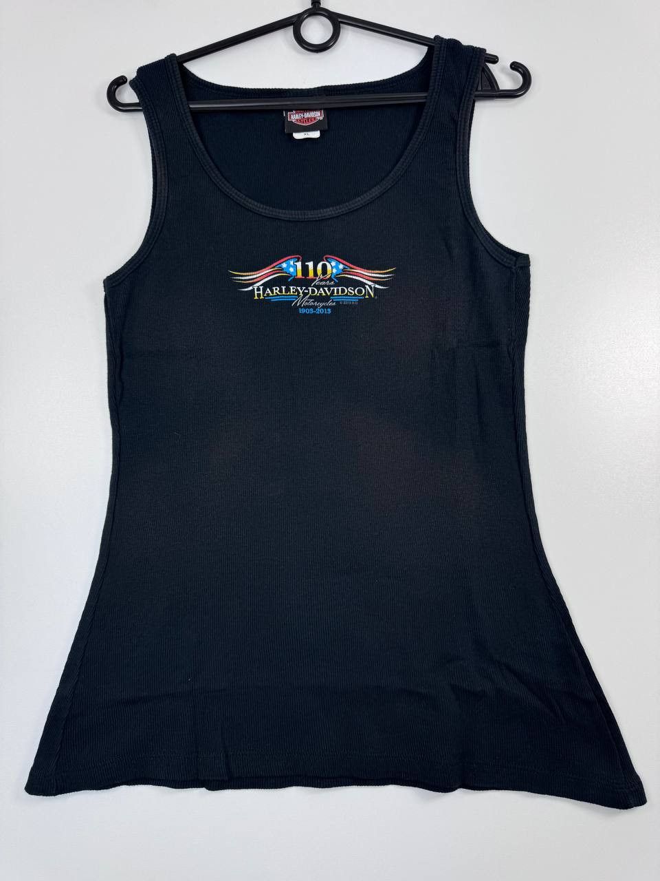 Harley Davidson Harley Davidson 110 Years Tank Top Womens Black Size XL Size US XL / EU 56 / 4 - 1 Thumbnail