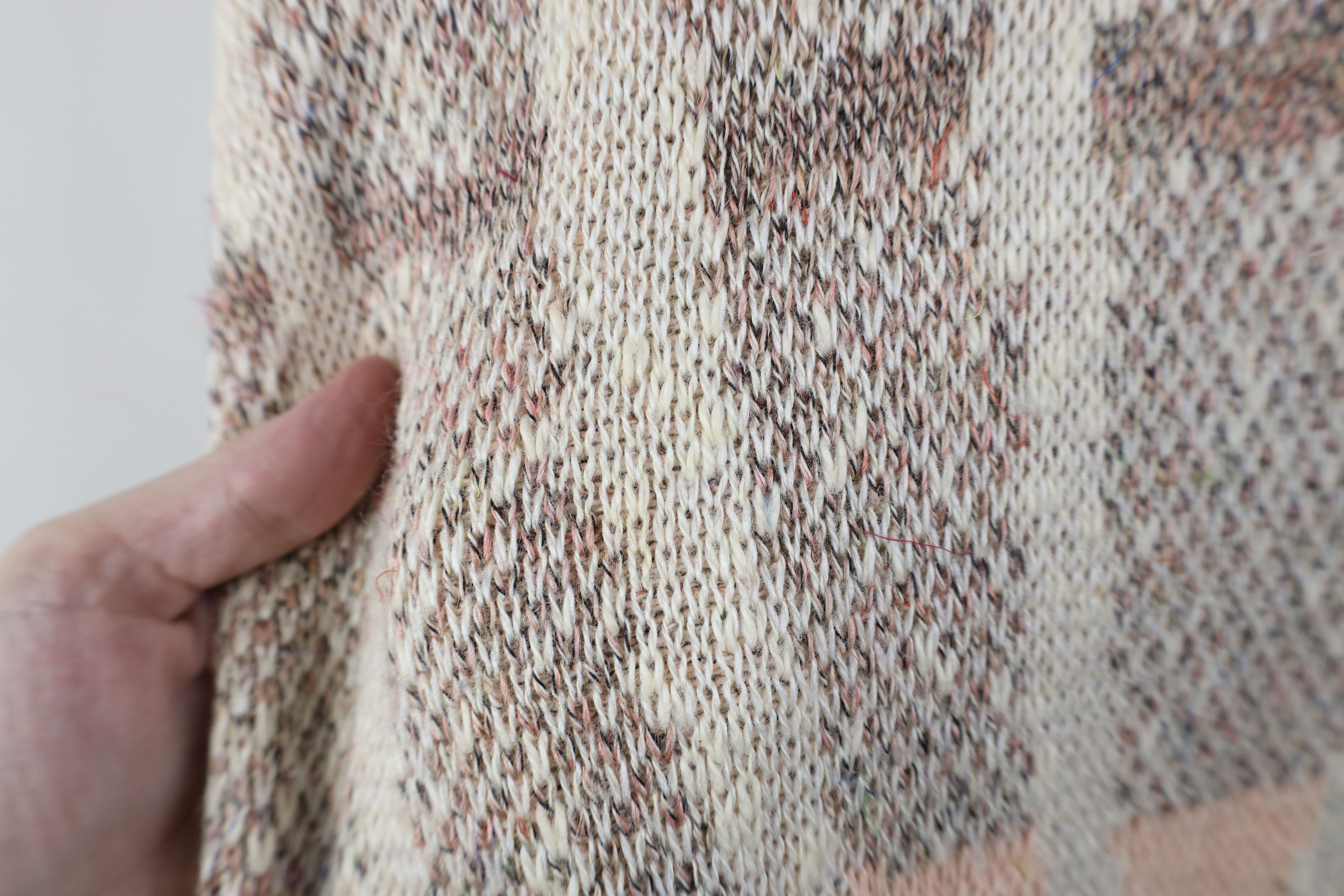 Vintage Vintage 90s Streetwear Tone Pastel Linen Blend Knit Sweater Size US L / EU 52-54 / 3 - 4 Thumbnail