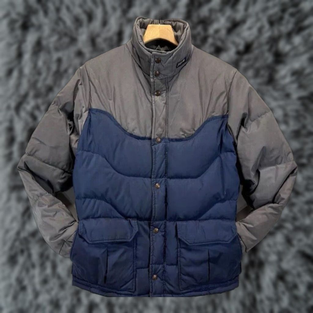 Jantzen VINTAGE Jantzen Navy Blue Puffer Down Winter Coat Jacket Men's Medium Size US M / EU 48-50 / 2 - 1 Thumbnail