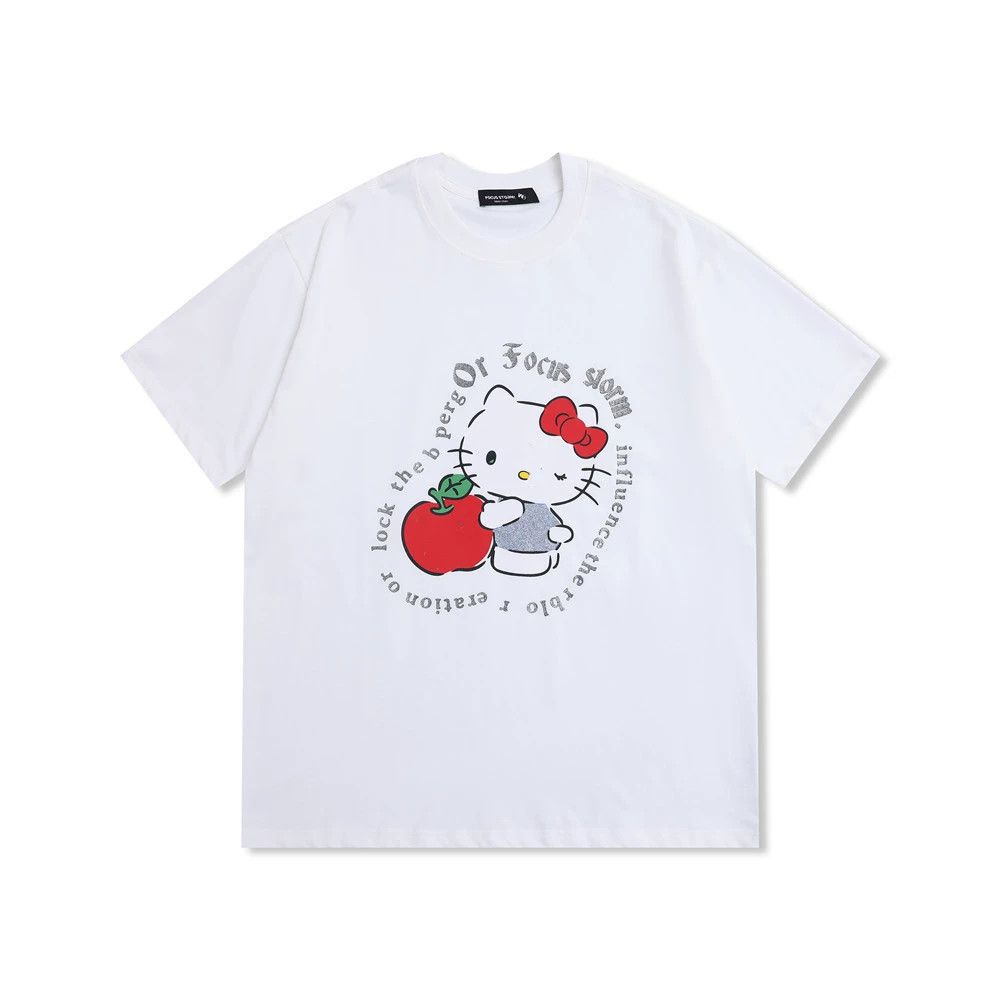 Vintage American loose men's Hello Kitty print T-shirt Size US M / EU 48-50 / 2 - 1 Thumbnail