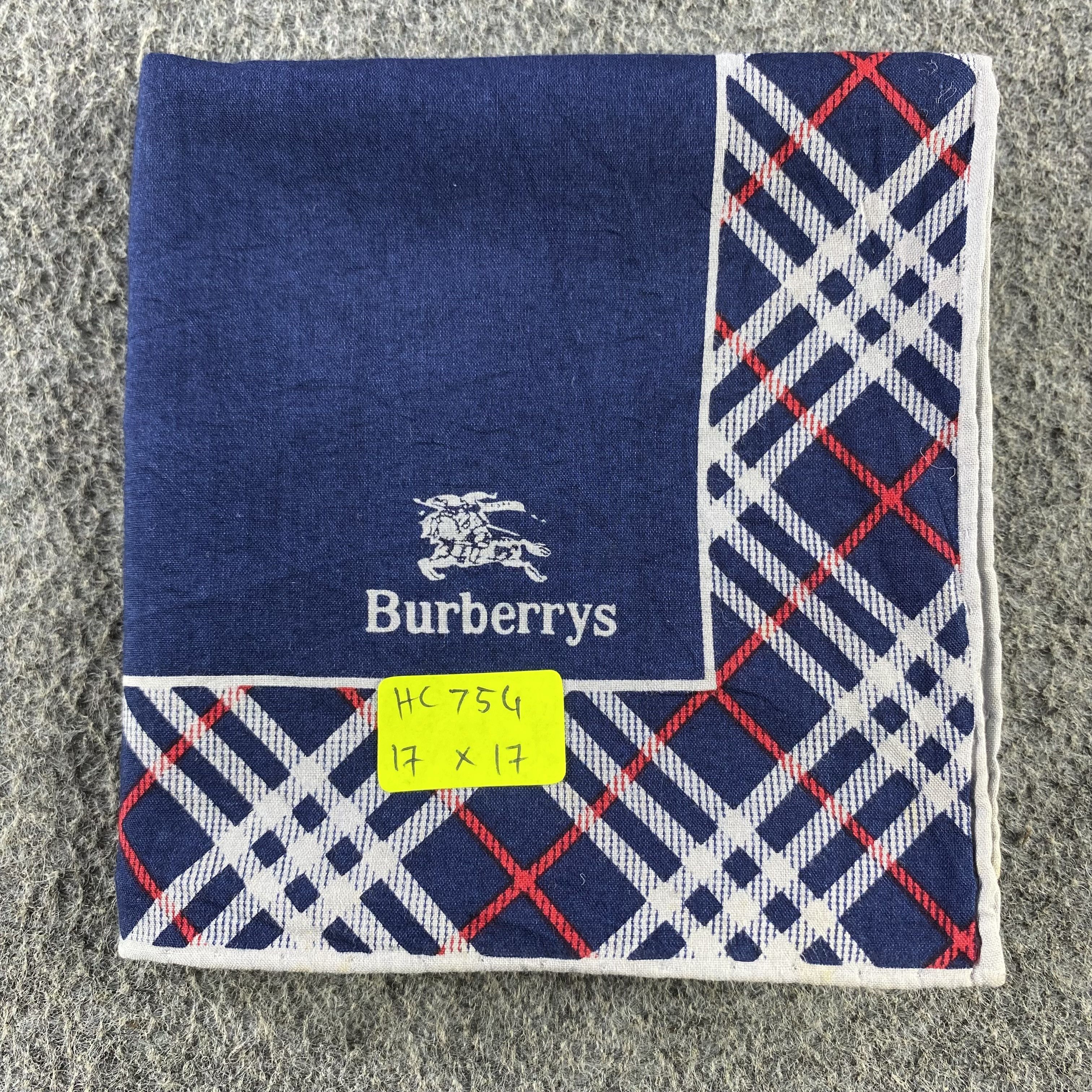 Burberry × Vintage Burberry Handkerchief/Neckerchief/Bandana HC754 Size ONE SIZE - 5 Thumbnail