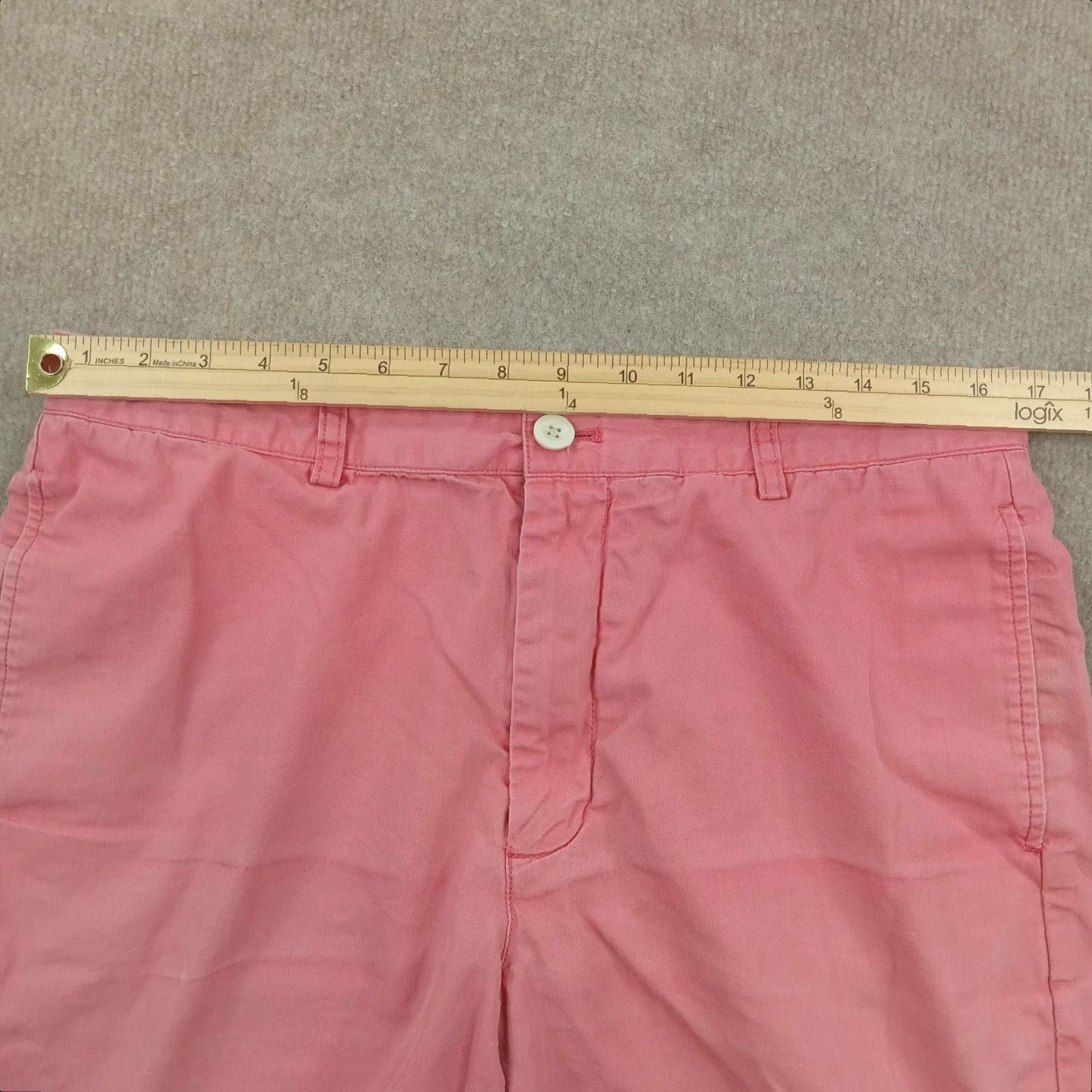Vineyard Vines Vineyard Vines Mens Pink Chino Shorts 34 Preppy Summer Cotton Zip Fly Size US 34 / EU 50 - 7 Thumbnail