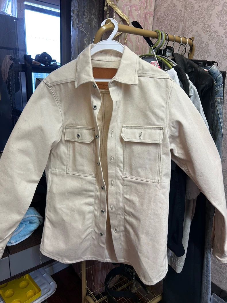 Rick Owens rick owens Beige outer shirt Size US XXS / EU 40 - 1 Thumbnail