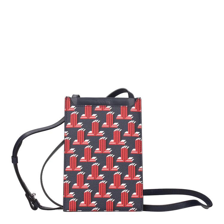 Lanvin ob1o1e1124 Size: OS / Fabric Smartphone Holder in Blue & Red Size ONE SIZE - 1 Thumbnail