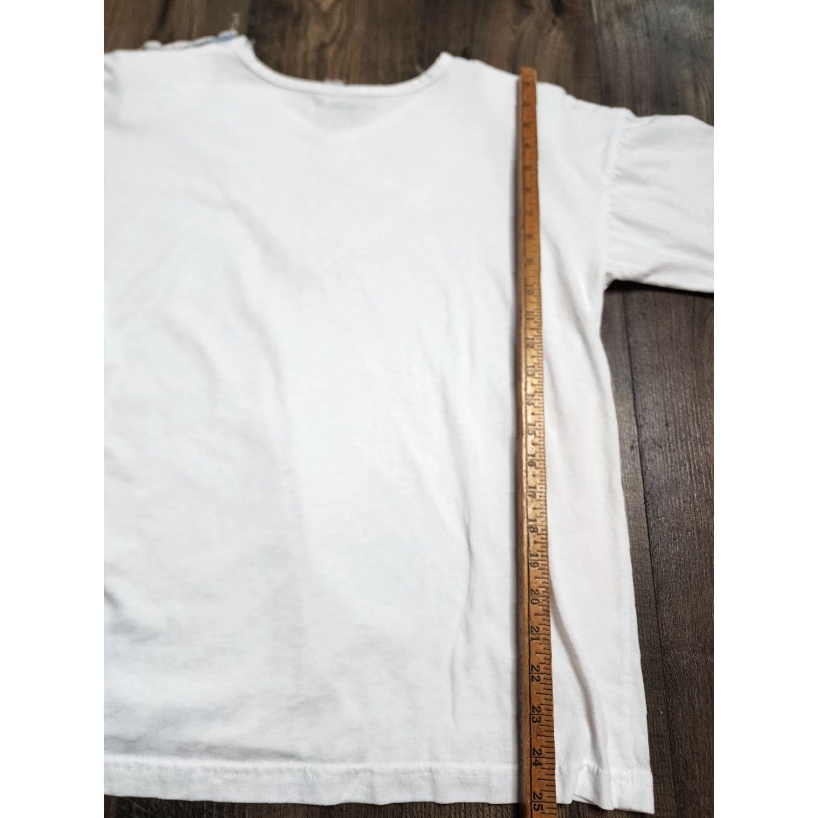 Vintage VINTAGE Cactus Womens T-Shirt Short Sleeve Cotton Embroidered Ruffle Western USA 90s White M/L Size M / US 6-8 / IT 42-44 - 3 Thumbnail