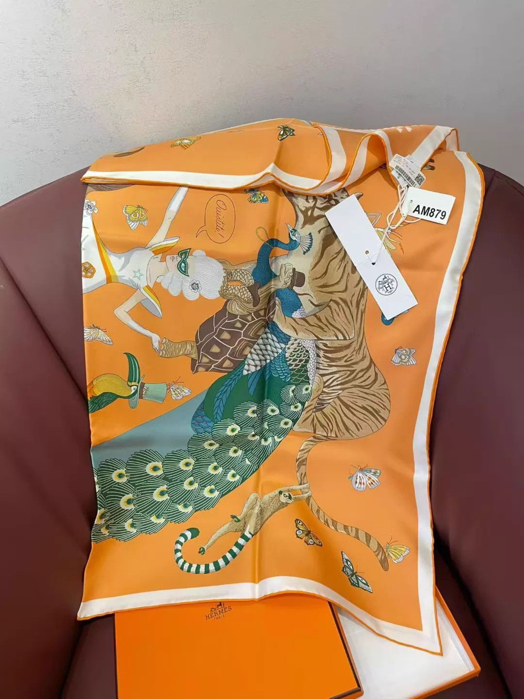 Hermes Hermès NEW BESTSELLER Silk Scarf 90x90 AM879 Size ONE SIZE - 1 Thumbnail