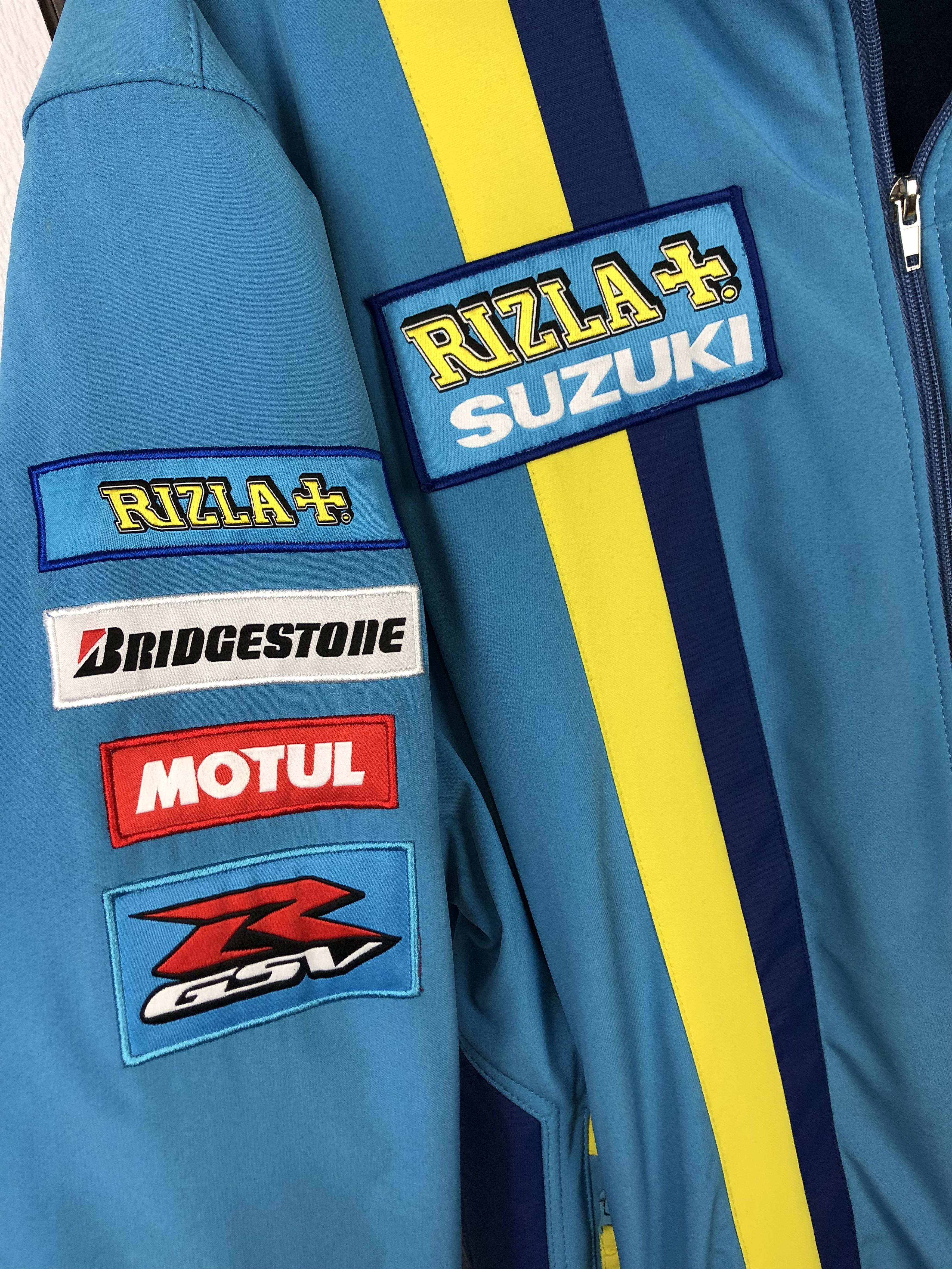 Ferrari Authentic Suzuki Rizla Motorcycle Racing Jacket Ferrari Size US XL / EU 56 / 4 - 6 Thumbnail