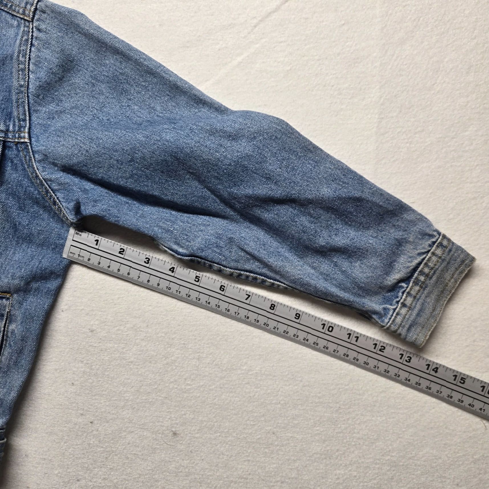 Denime VINTAGE Repage Denim Jean Jacket Crop Long Sleeve Adult Women's Size L Large Size L / US 10 / IT 46 - 5 Thumbnail