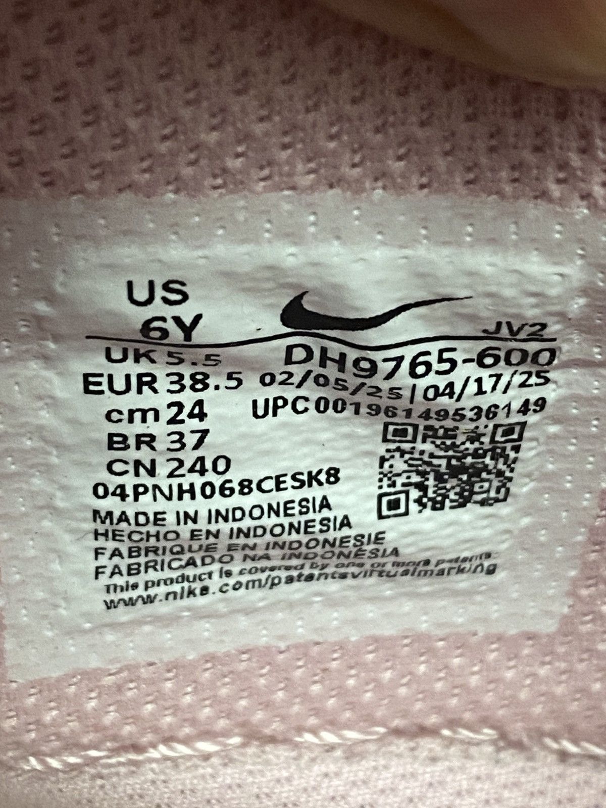 Nike Size 7.5W/6Y - Nike Dunk Low Medium Soft Pink Pink Foam Size US 7.5 / IT 37.5 - 7 Thumbnail