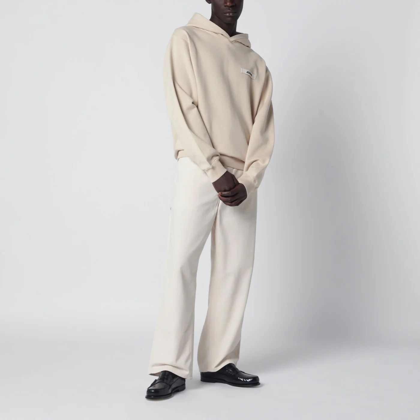 Jacquemus o1d2blof0526 Sweatshirt Hoodies in Beige Size US L / EU 52-54 / 3 - 2 Thumbnail