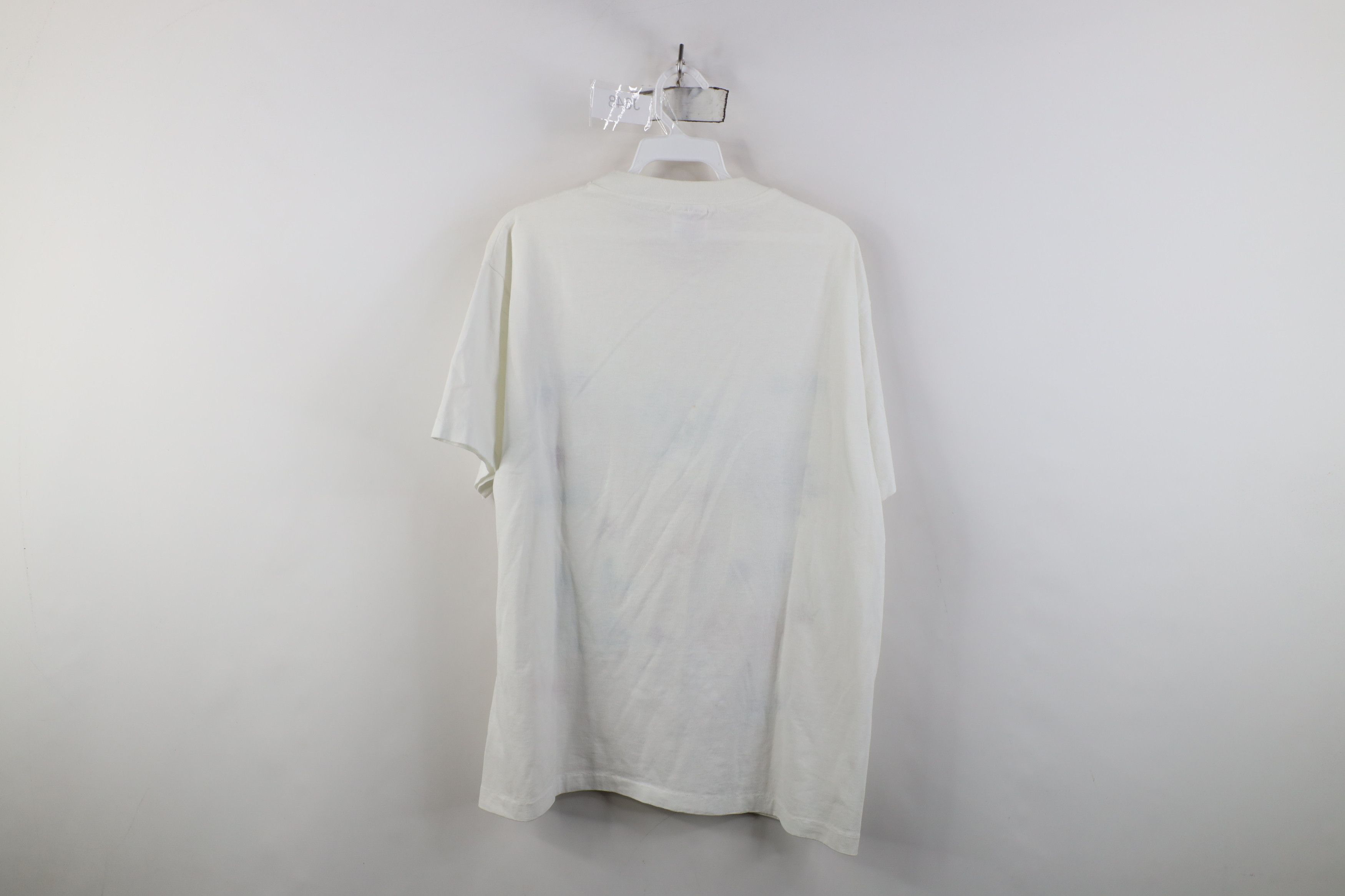 Vintage Vintage 90s Streetwear Glitter Glue Florida Fish T-Shirt USA Size L / US 10 / IT 46 - 12 Thumbnail