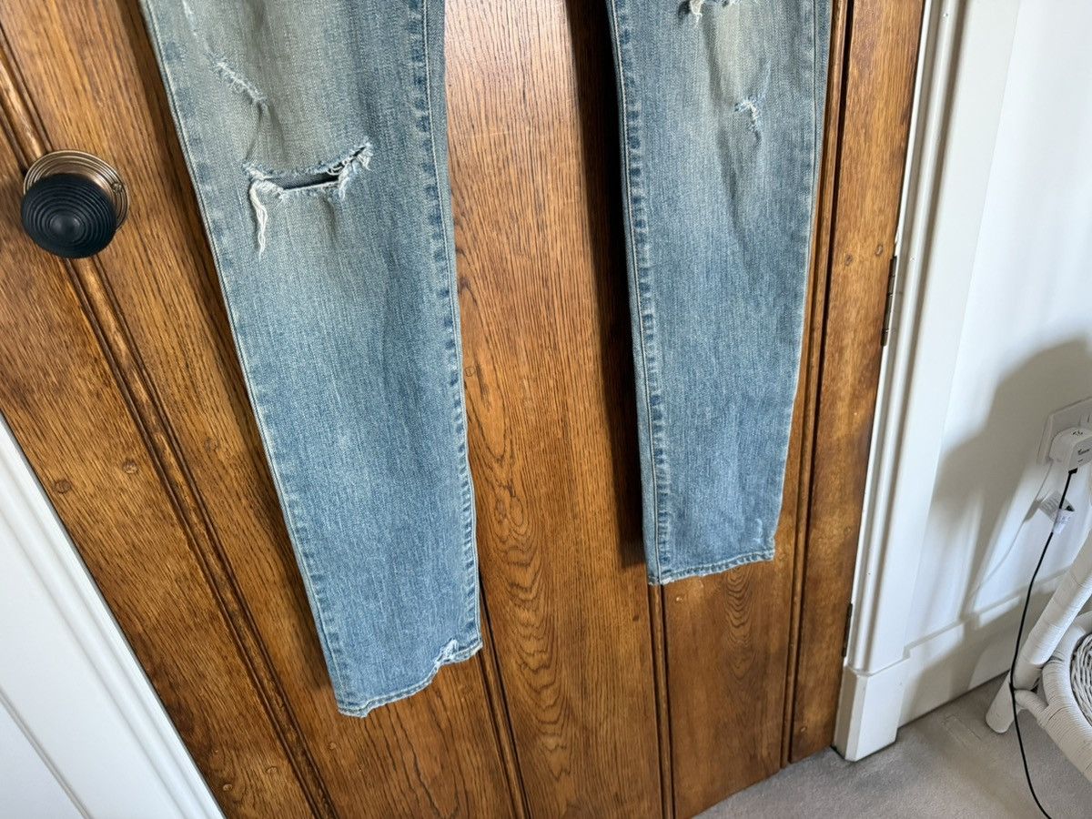 Saint Laurent Paris FW16 Saint Laurent Palladium trash crash ripped D02 jeans Size US 31 - 16 Thumbnail
