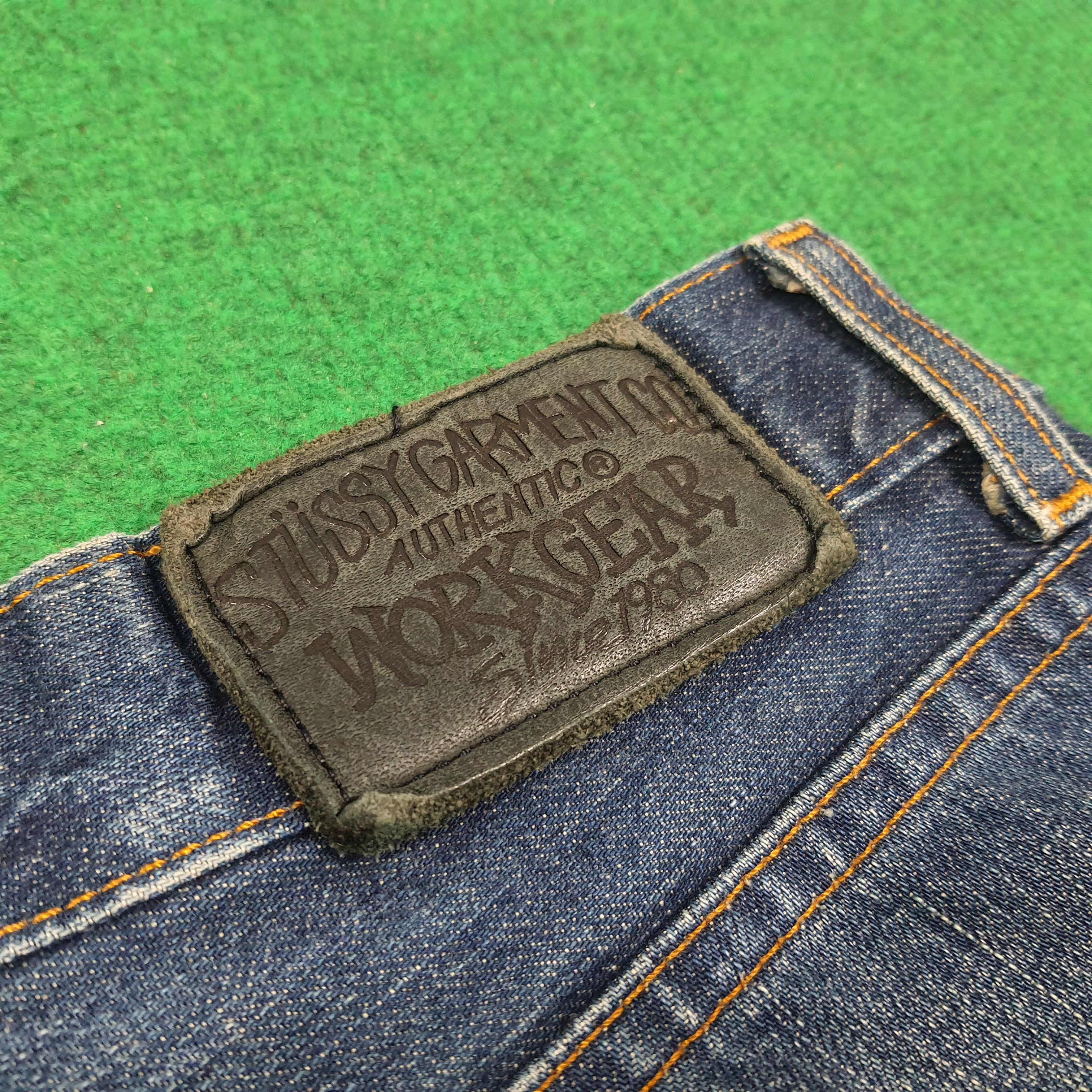 Stussy Vintage Stussy Streetwear Custom Logo Jeans C297N3 Size US 34 / EU 50 - 3 Thumbnail