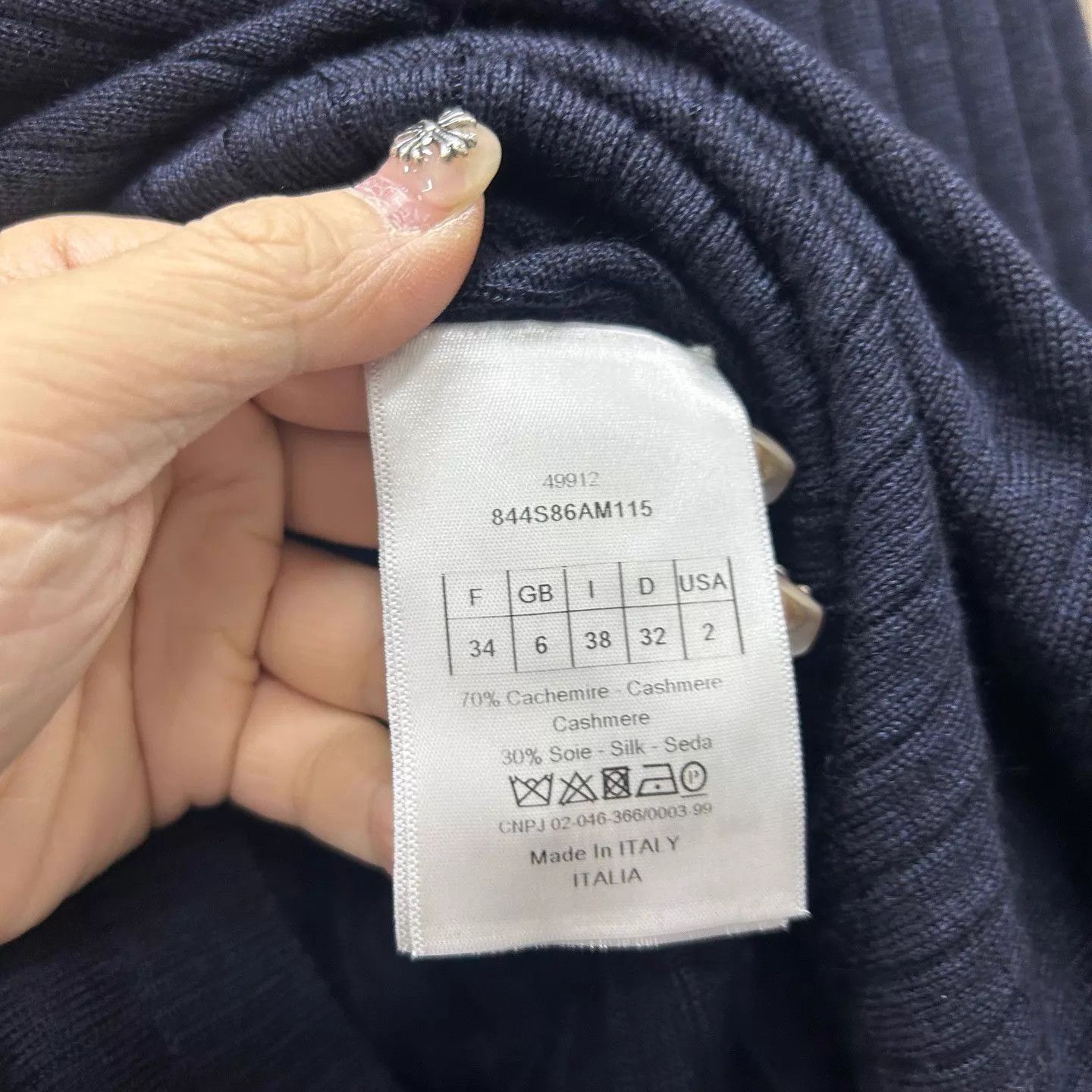 Dior Dior new with tags turtleneck knit top EU 34 Size XS / US 0-2 / IT 36-38 - 5 Thumbnail