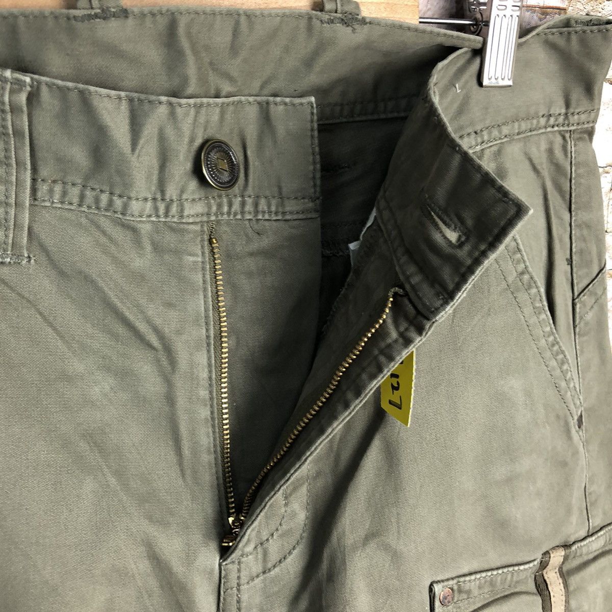 Japanese Brand Japanese Brand Green Cargo Multipocket Pants #A127 Size US 32 / EU 48 - 15 Thumbnail