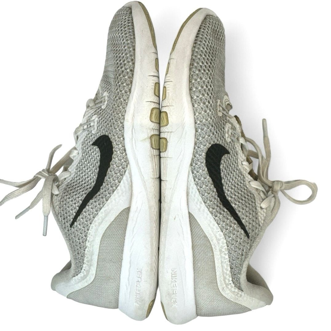 Nike Nike Flex Trainer 7 Silver White Women sz 8 Size US 8 / IT 38 - 4 Thumbnail