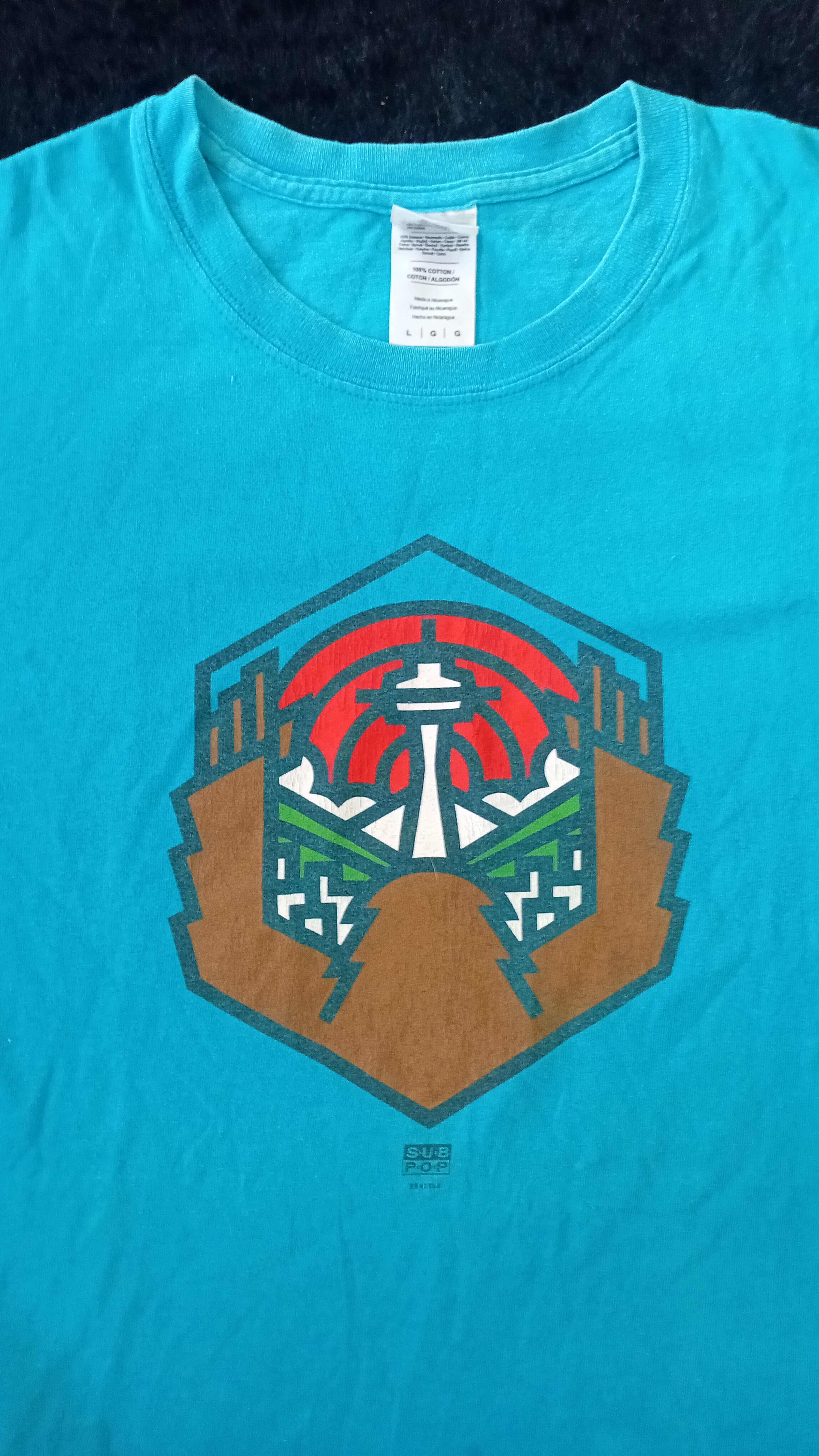 Band Tees × Vintage vintage Y2K SUB POP Seattle shirt,Sub pop loser Size US L / EU 52-54 / 3 - 5 Thumbnail