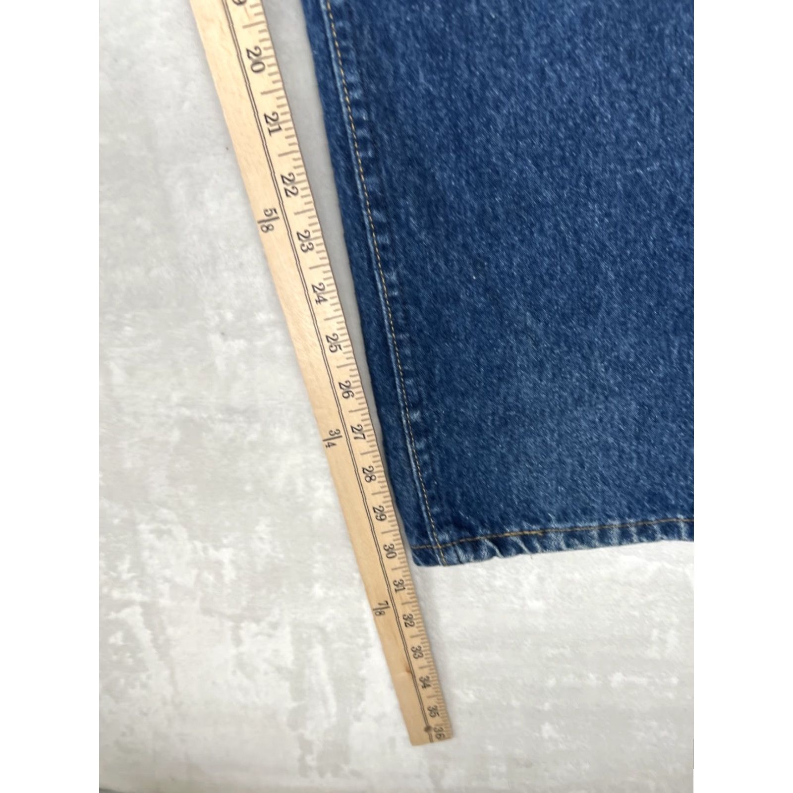 Lee VINTAGE Lee Jeans Denim 30x30 90s USA Brown Regular Adult Mens Straight 5-Pocket Inseam 30 Zip Size US 30 / EU 46 - 6 Thumbnail