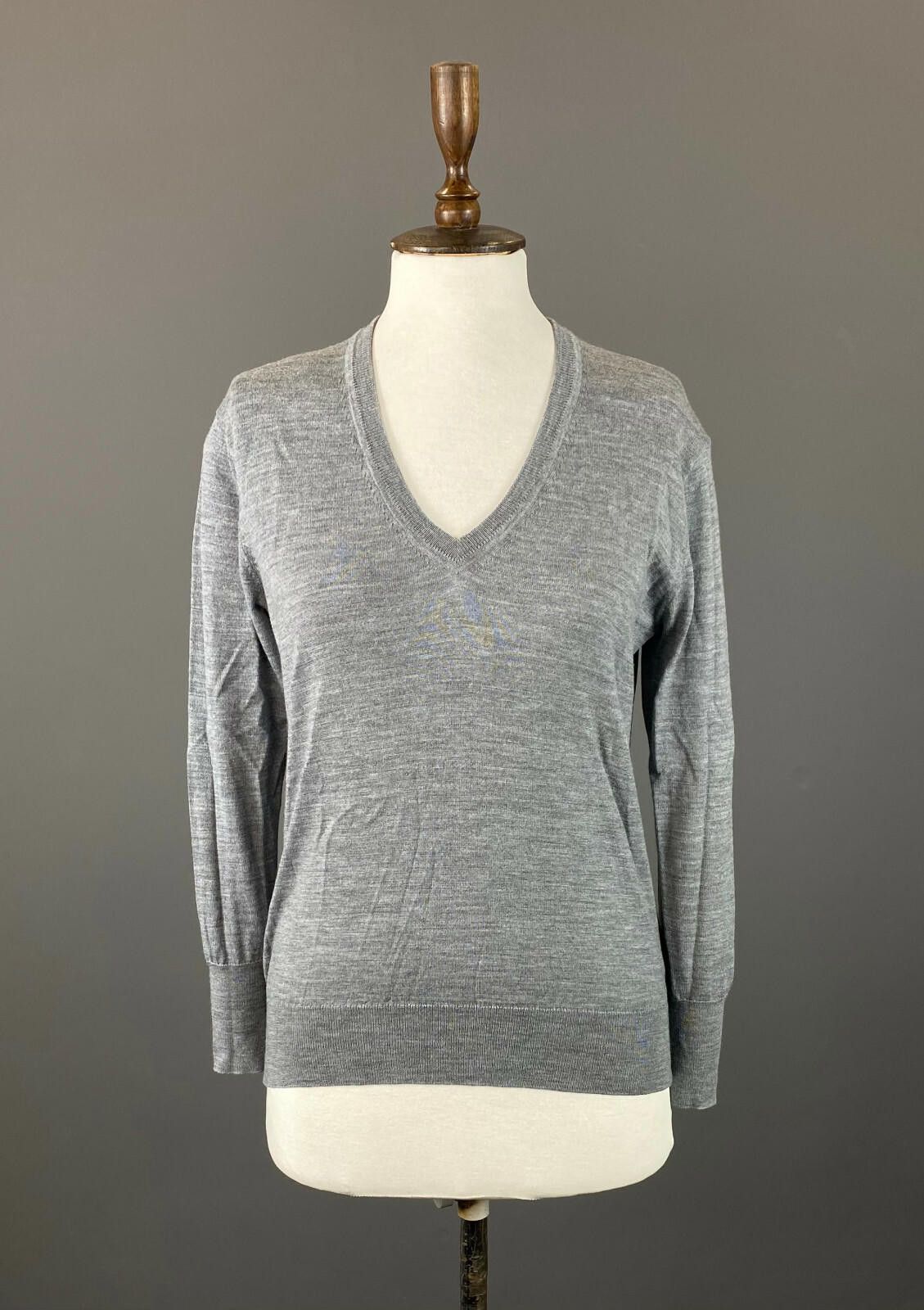Filippa K Ladies Filippa K Gray Wool V-Neck Sweater Size S Size S / US 4 / IT 40 - 1 Thumbnail