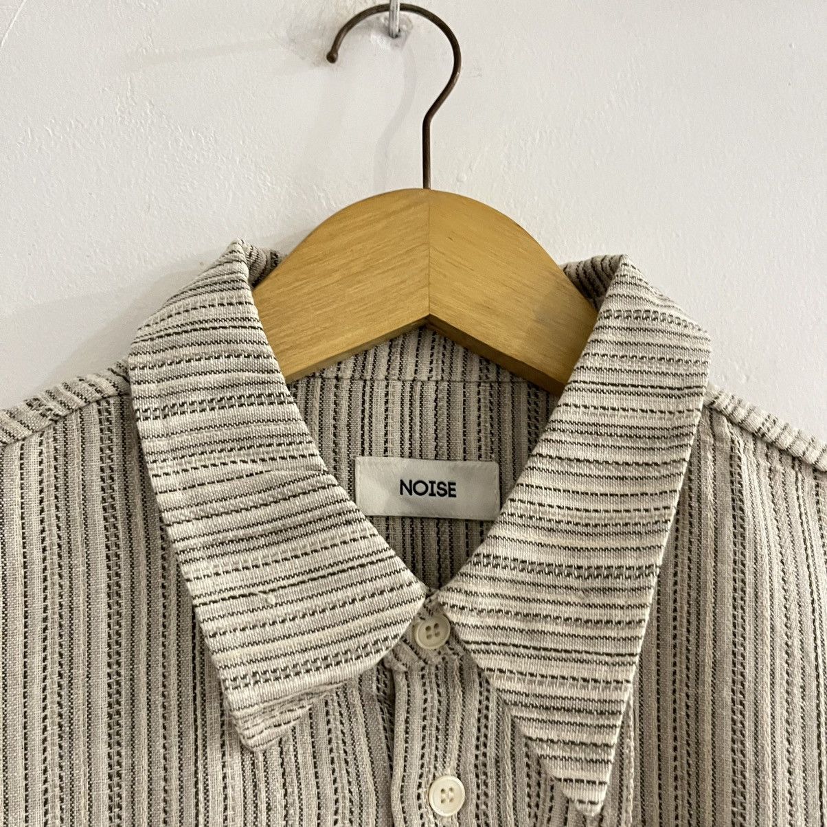 Issey Miyake Noise - Short Sleeve Shirt Size US XL / EU 56 / 4 - 4 Thumbnail