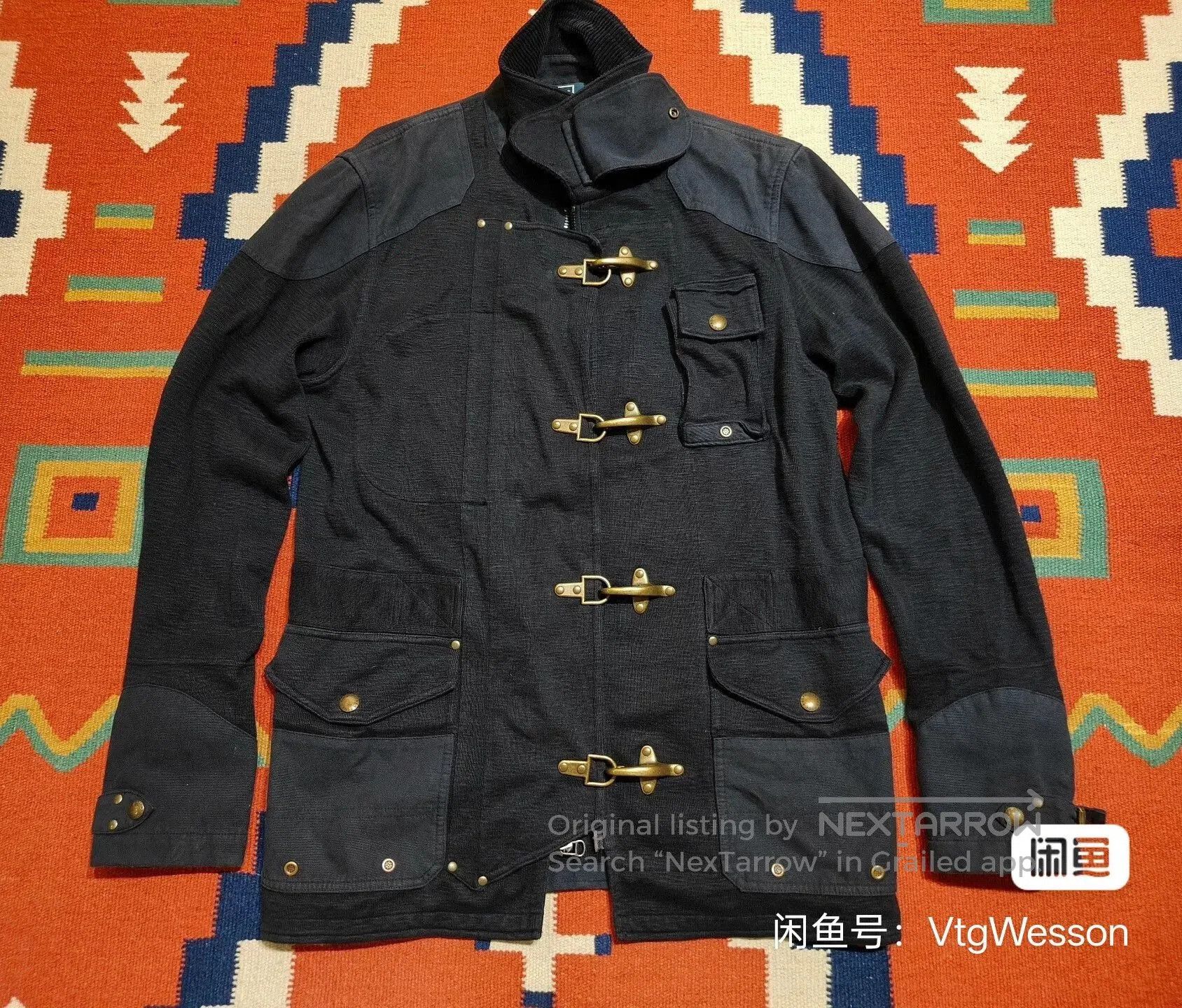 RRL Ralph Lauren RRL Heavy Knit Fireman Jacket. Size US M / EU 48-50 / 2 - 1 Thumbnail