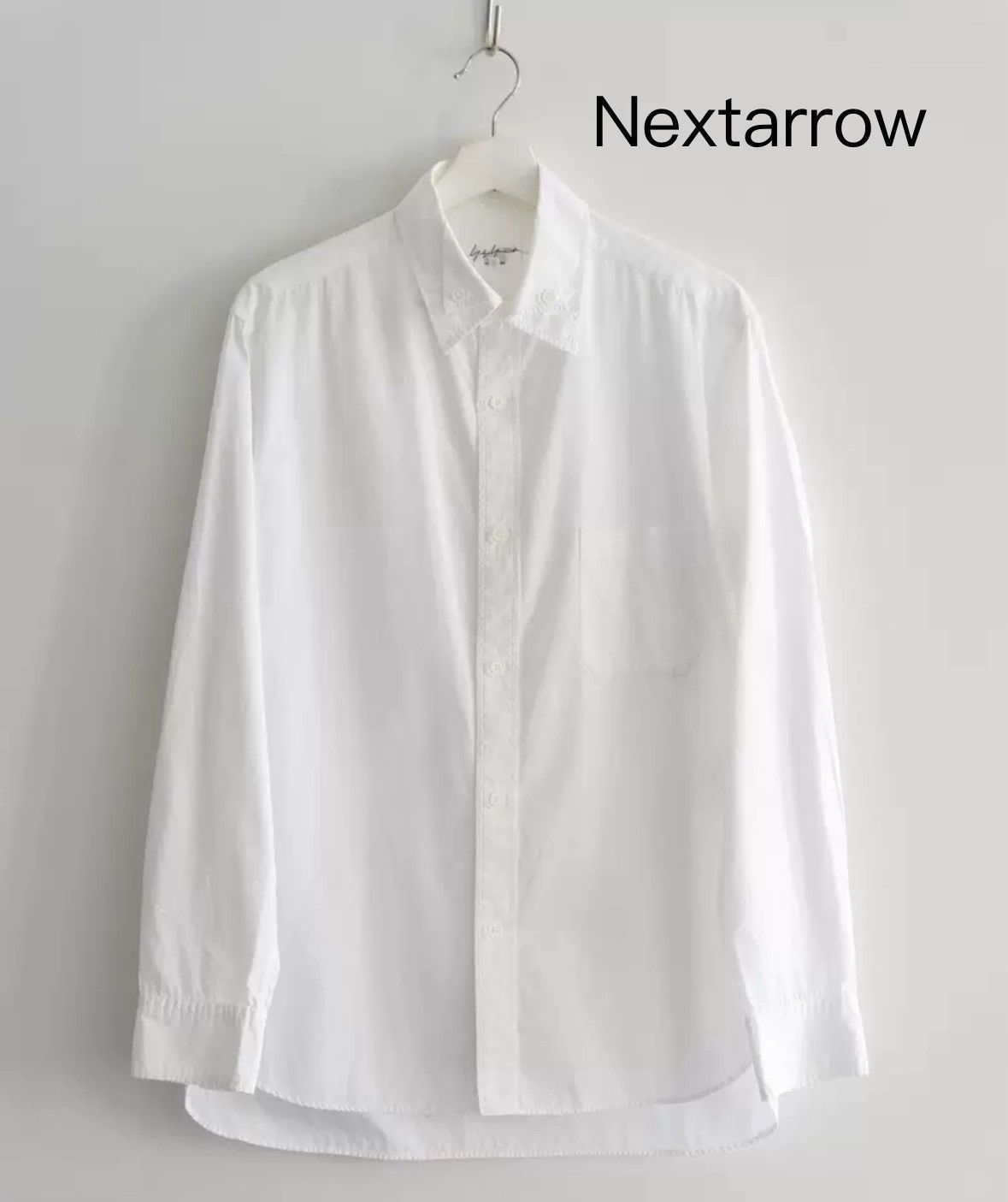 Yohji Yamamoto Yohji Yamamoto 14aw Neck White Shirt 2412-Nextarrow Size US L / EU 52-54 / 3 - 1 Thumbnail
