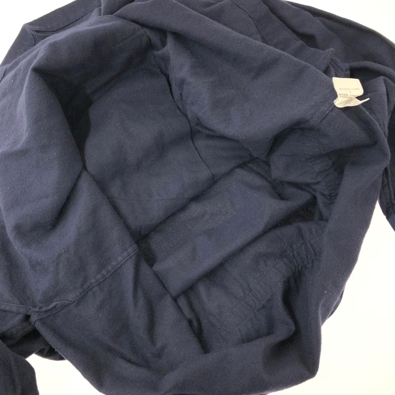 Issey Miyake ISSEY MIYAKE Men Deformed Shirt Size 3 Navy Cotton good condition Casual Size US S / EU 44-46 / 1 - 6 Thumbnail