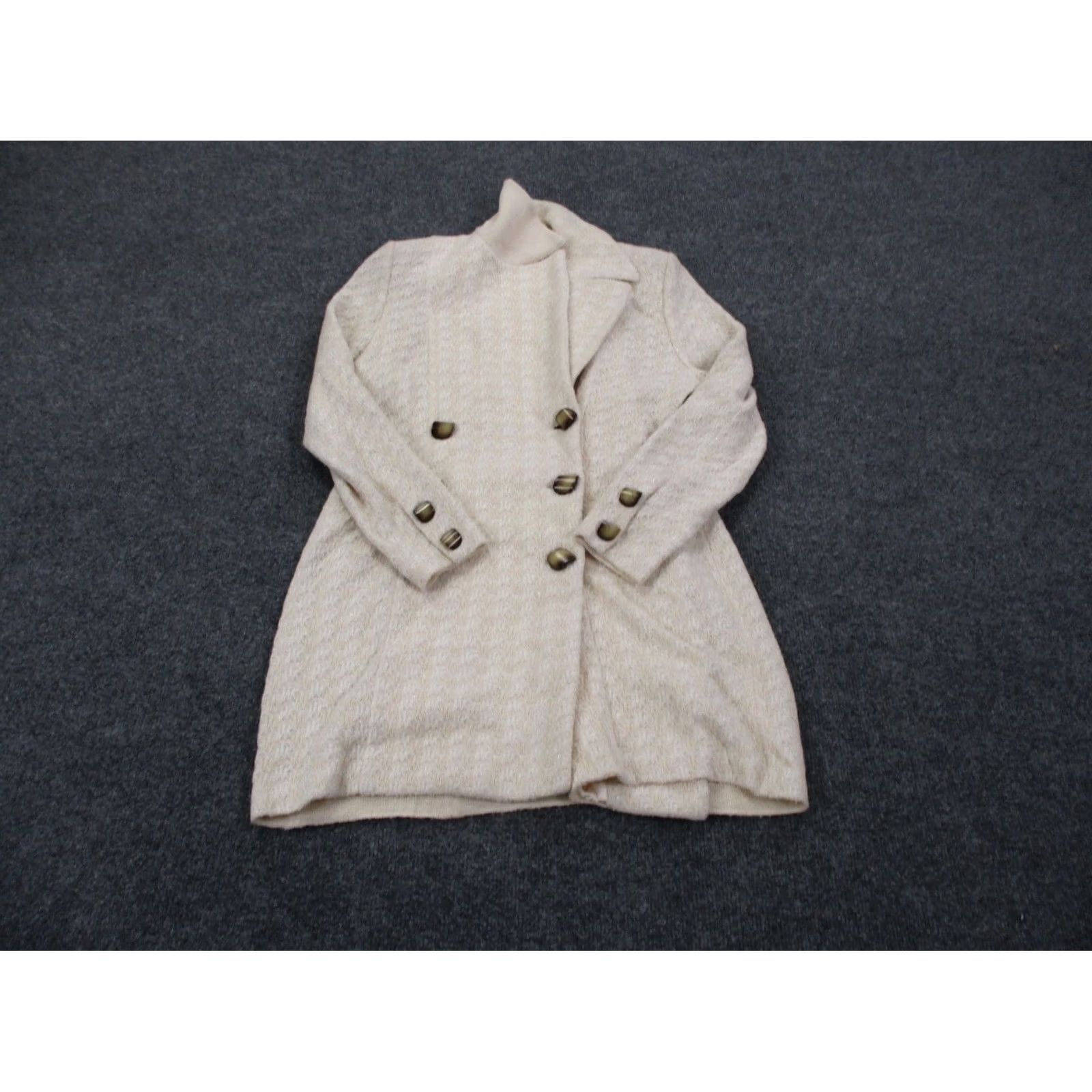 St. John St. John Coat Womens 4 White Marie Gray Coat Parka USA Made Collection Overcoat Jacket Size S / US 4 / IT 40 - 2 Thumbnail