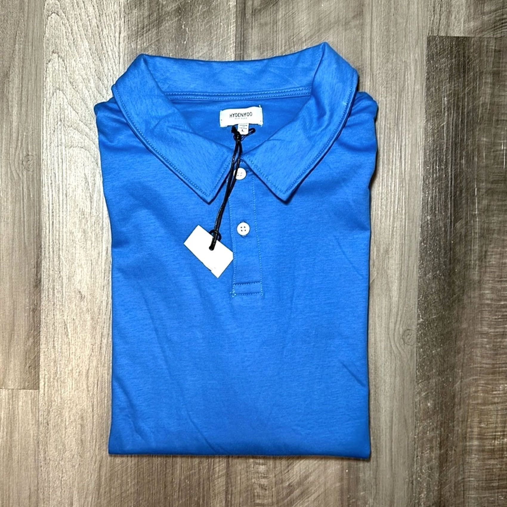 Vintage Hyden Yoo New York Polo Mens Large Blue Cotton 100% Shirt L Size US L / EU 52-54 / 3 - 2 Thumbnail