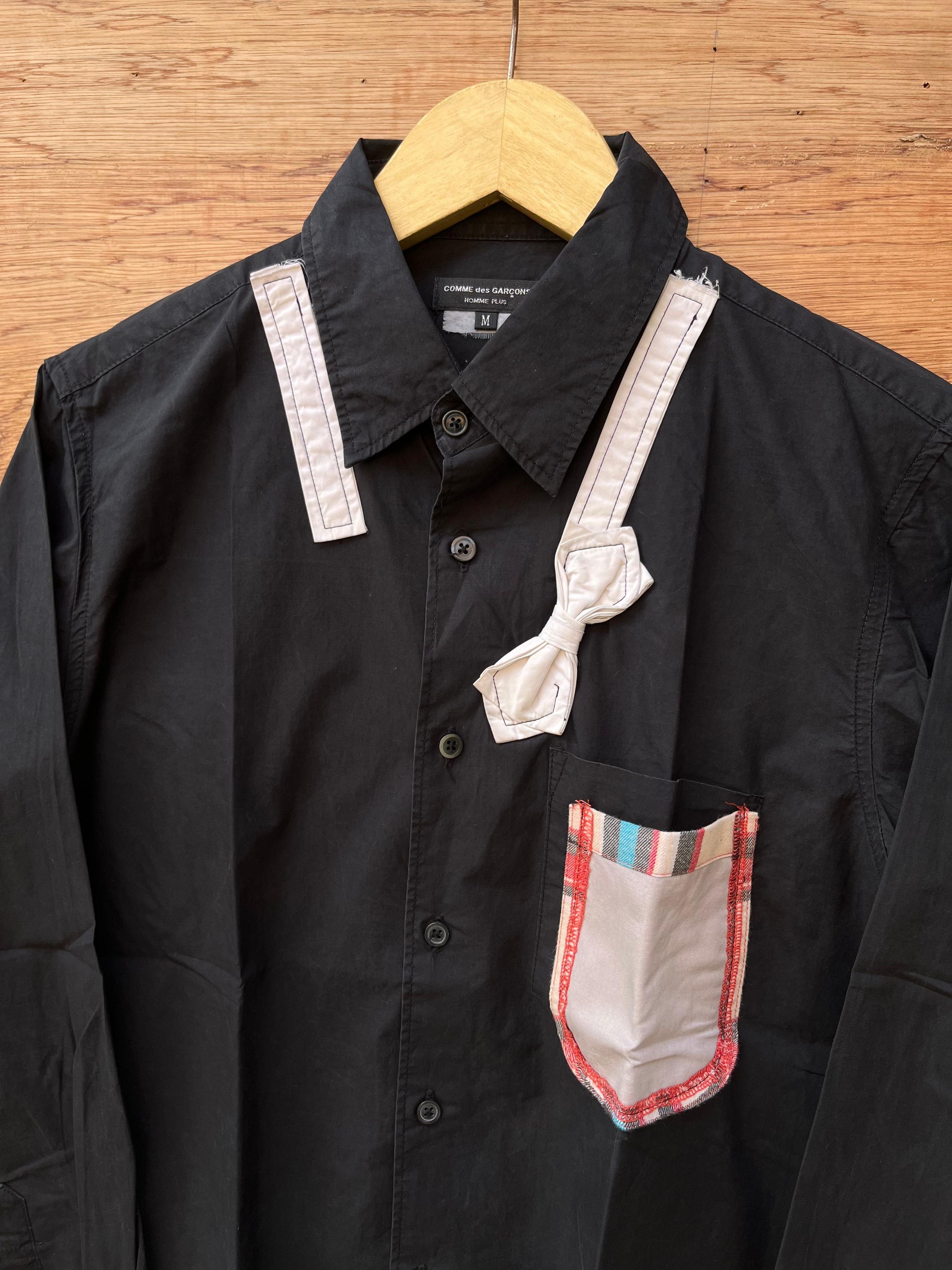 Comme des Garcons Homme Plus Comme Des Garcons Bow Tie Double Button Ups Shirt Size US M / EU 48-50 / 2 - 3 Thumbnail