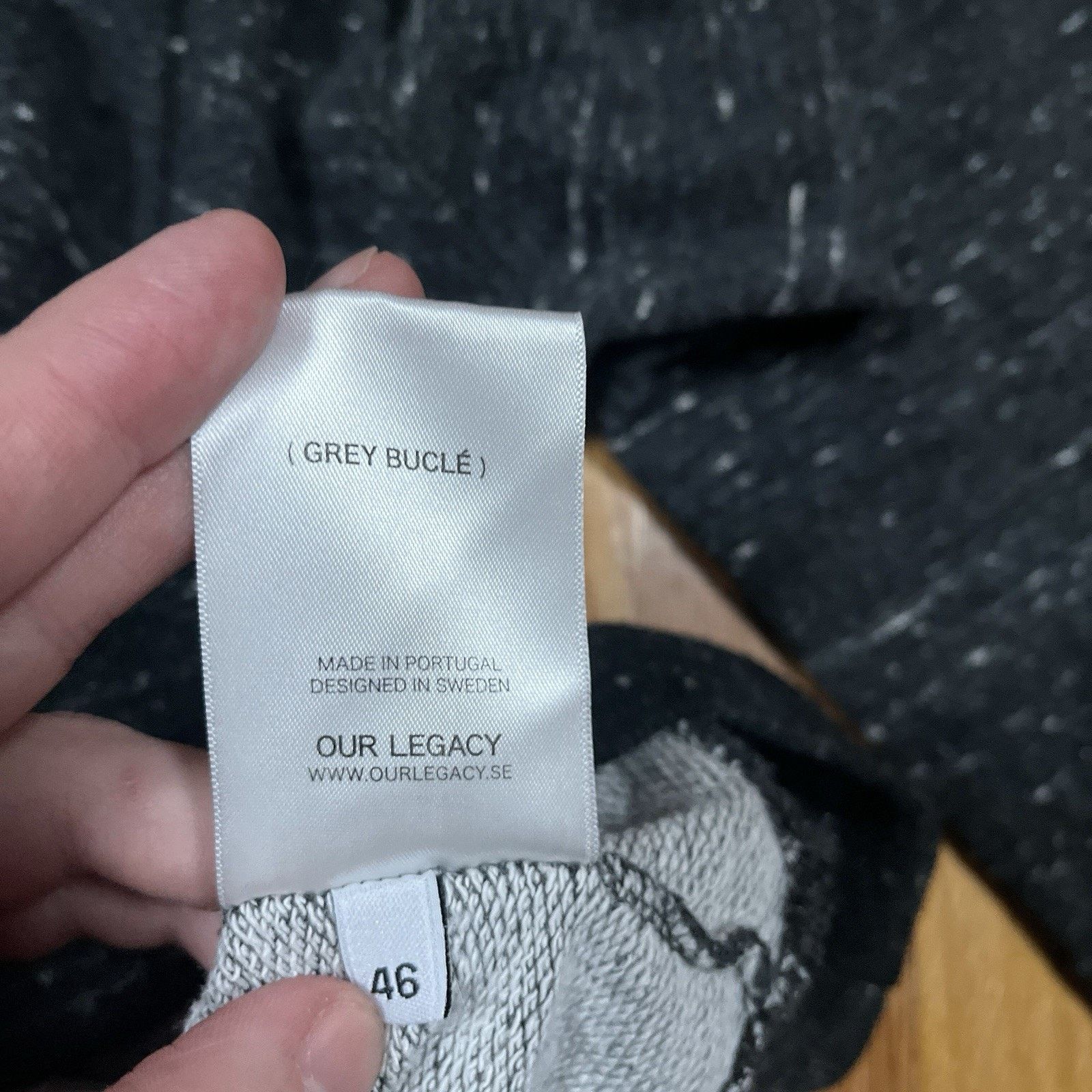 Our Legacy Our Legacy Grey Buclé Sweatshirt Size 46 Casual Crewneck Size US S / EU 44-46 / 1 - 8 Thumbnail
