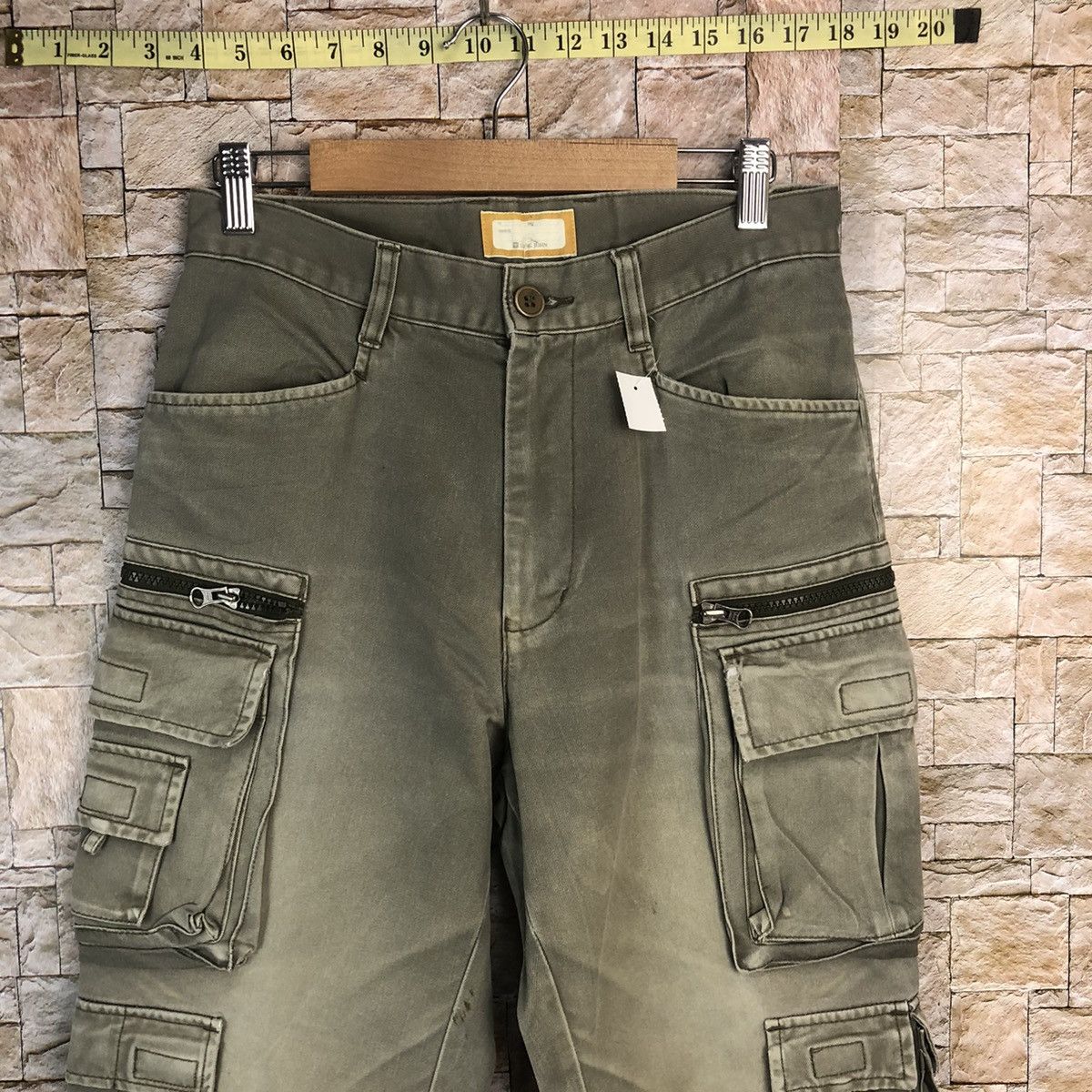 Japanese Brand Long John faded utility Cargo Multipocket Pants #A82 Size US 29 - 5 Thumbnail