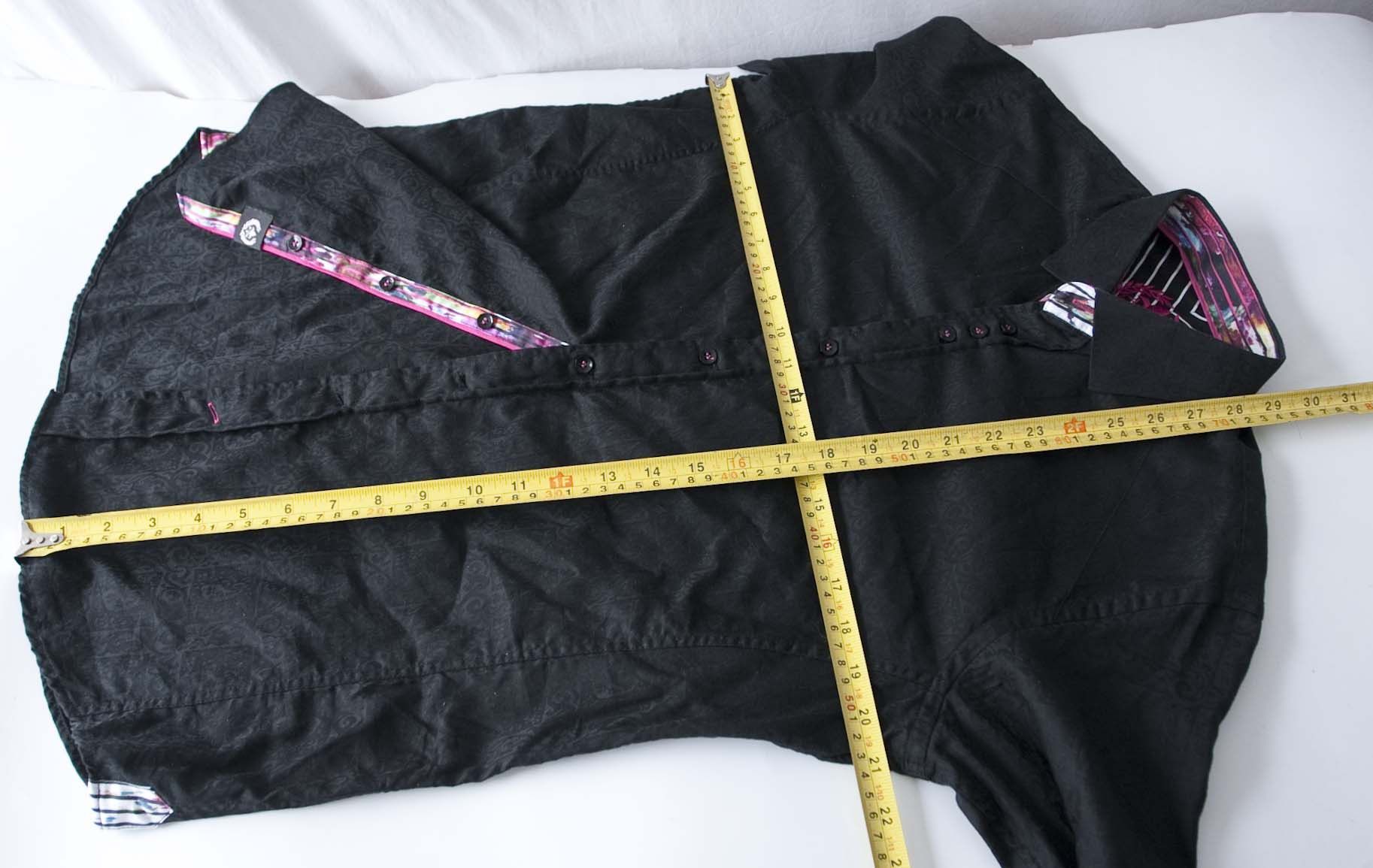 Au Noir Au Noir Shirt Abstract Size 3 /M Black Size US M / EU 48-50 / 2 - 5 Thumbnail