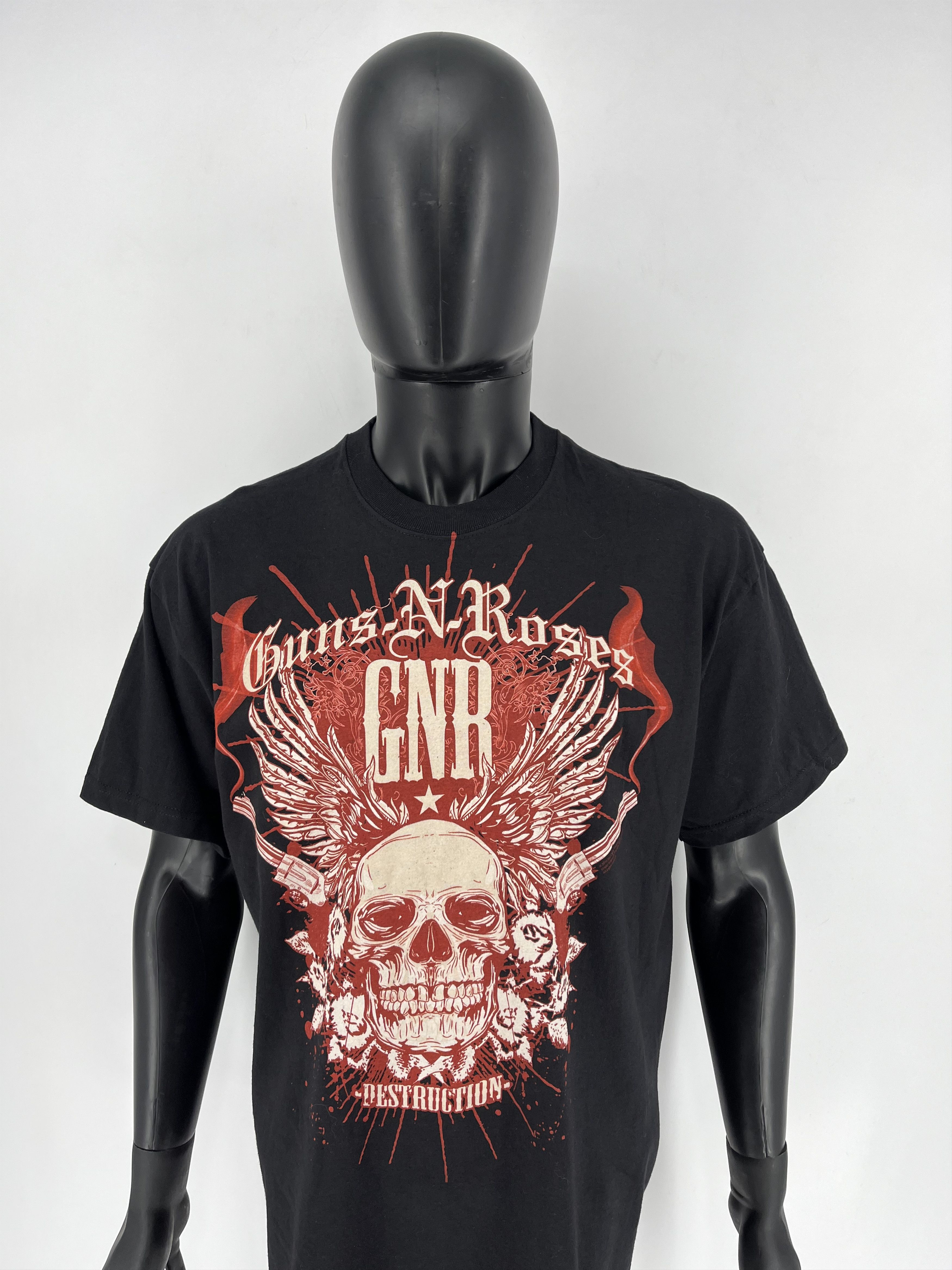 Band Tees × Vintage Vintage Guns N’ Roses 🌹 Big Logo Band Rock Metal Size US XL / EU 56 / 4 - 5 Thumbnail