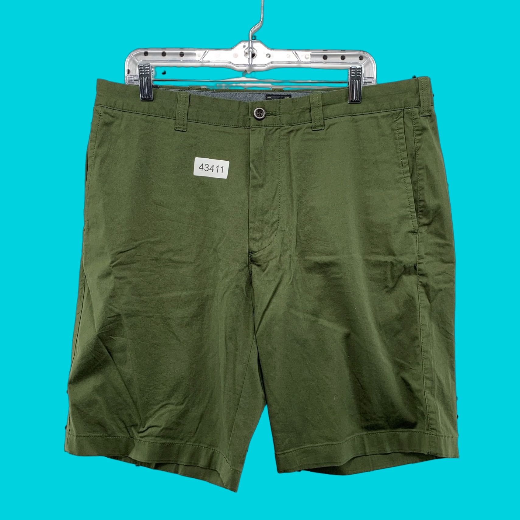 J.Crew VINTAGE? No. J.CREW Stretch Military Chino Shorts Men 36 Green Slim Fit 36x10 Army-Theme Casual Cotton Inseam 10" Men Size US 36 / EU 52 - 1 Thumbnail