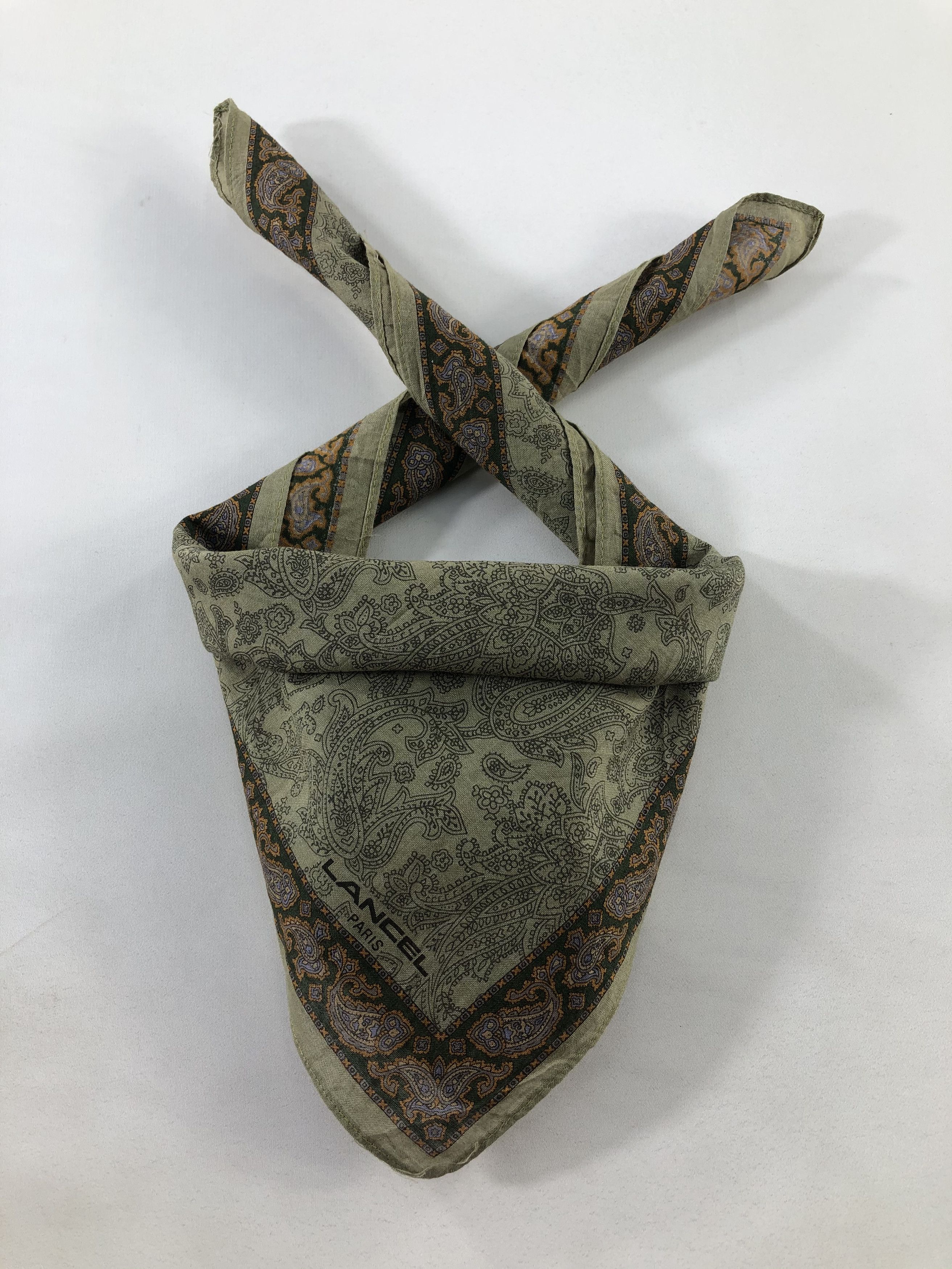 Lancel × Vintage Lancel Paislee Handkerchief / Bandana / Neckerchief Size ONE SIZE - 1 Thumbnail