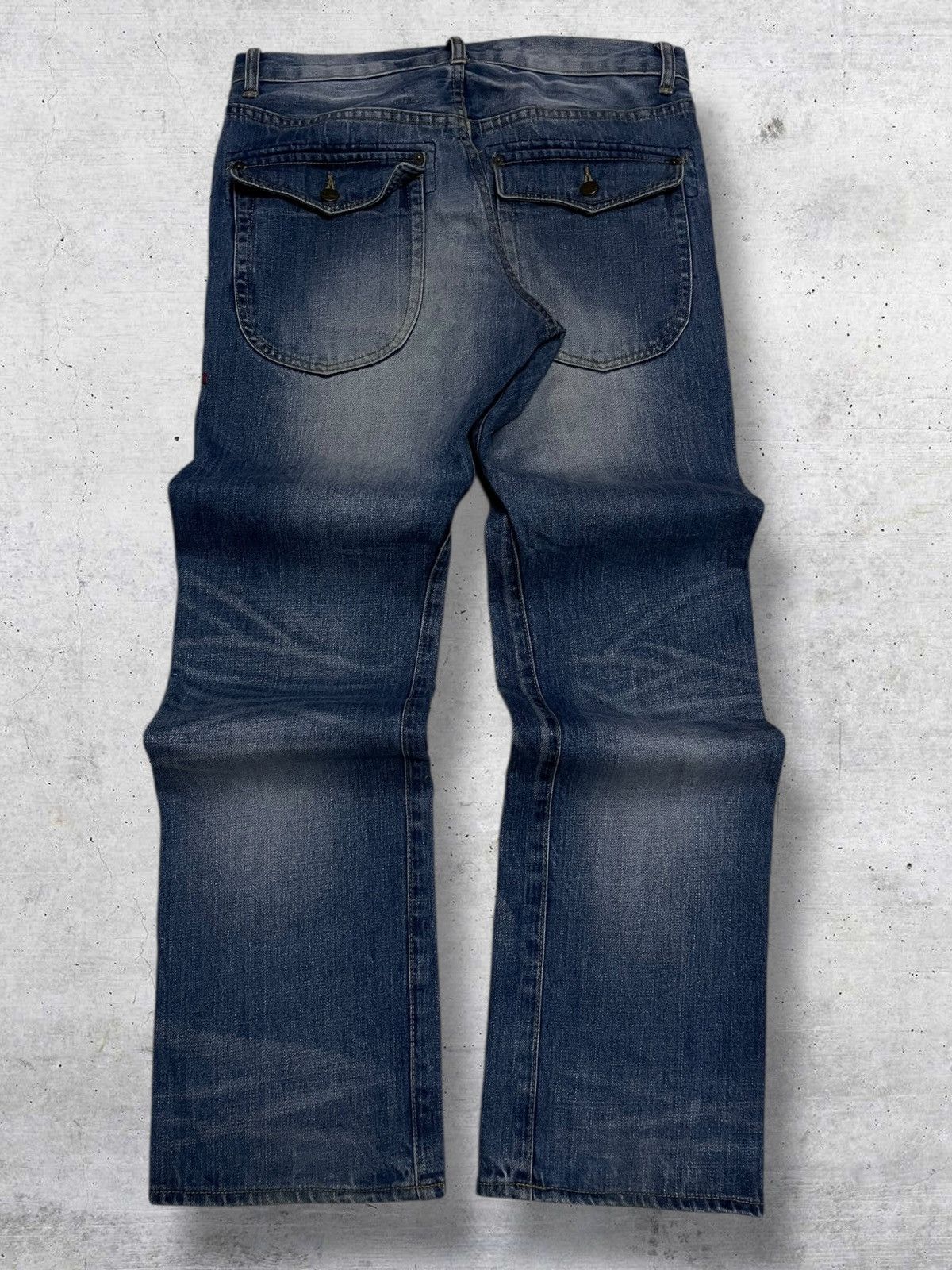 Takeo Kikuchi VINTAGE TAKEO KIKUCHI ARCHIVE CLASSIC KOI CRAFTED DENIM Size US 32 / EU 48 - 10 Thumbnail