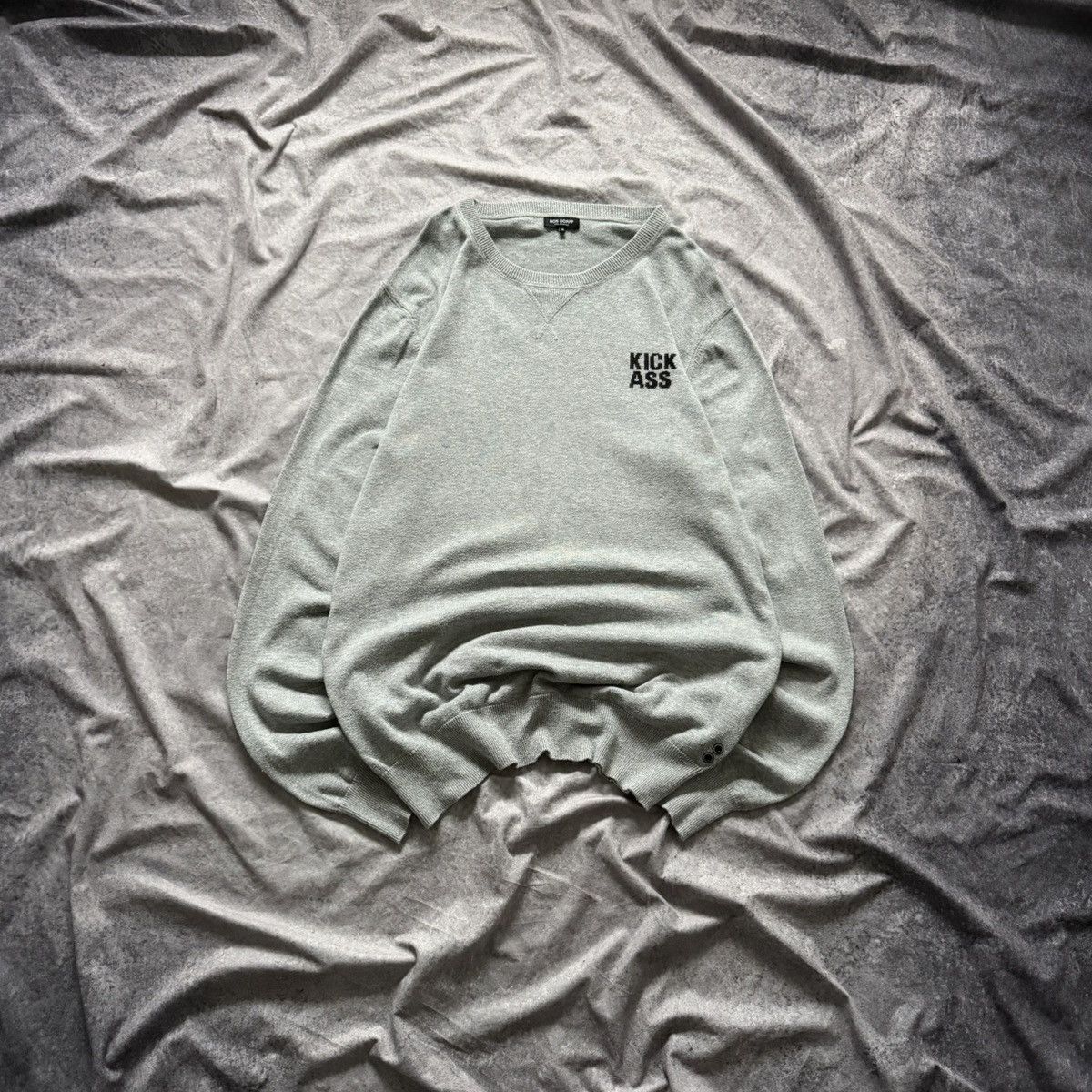 Other Ron Dorff Kick Ass Gray Crew Neck Sweater Cotton Cashmere Size US M / EU 48-50 / 2 - 1 Thumbnail