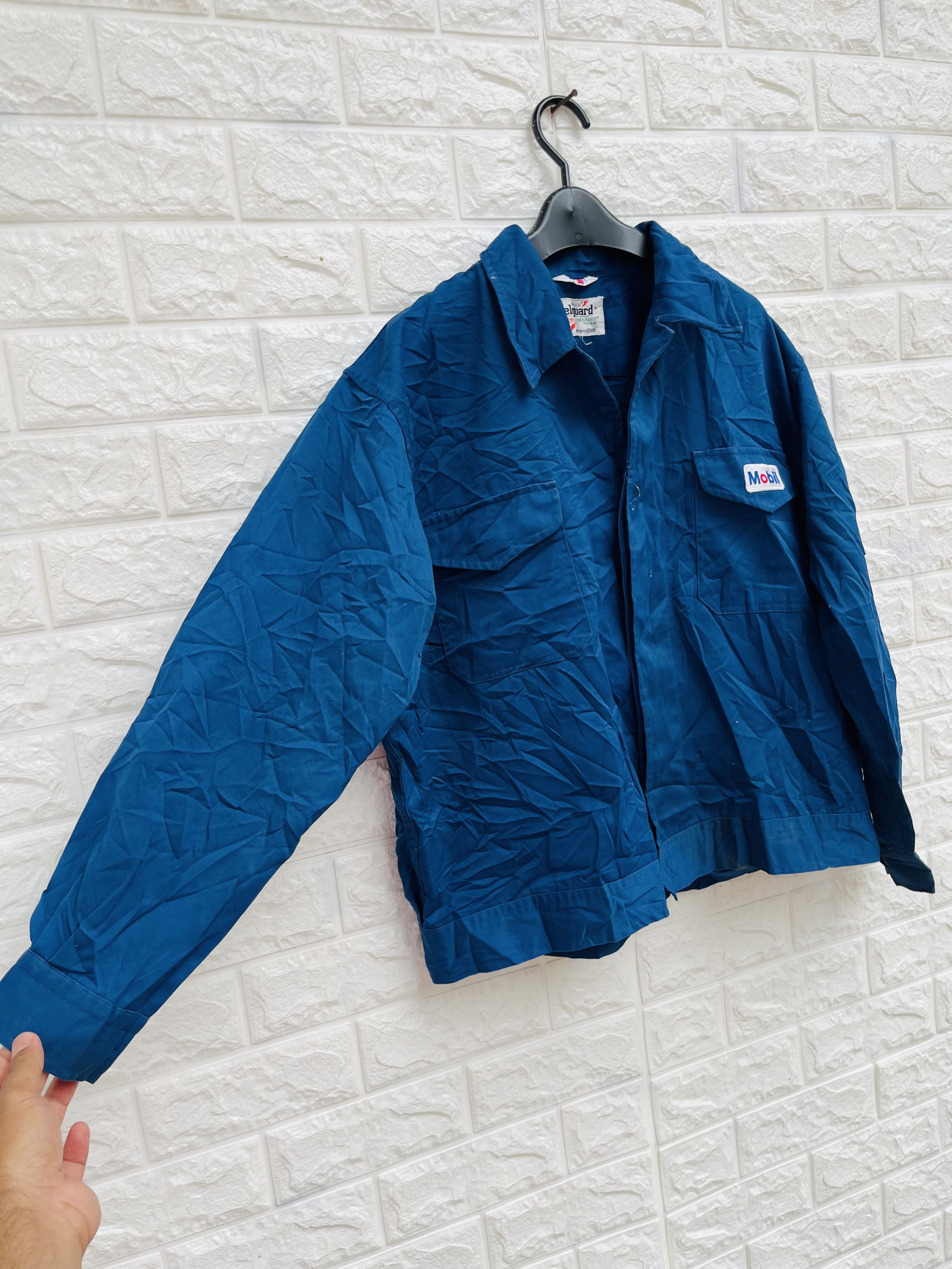 Japanese Brand × Vintage Vintage 90s Mobil Uniform Streetwear Fashion Style Size US M / EU 48-50 / 2 - 4 Thumbnail