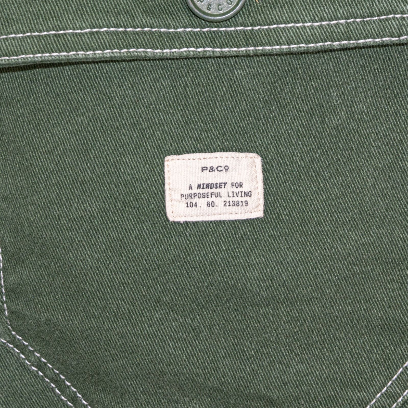 P&Co P&Co Service Fatigue Pants in Green Cotton Twill Size 14 L28 Size 32" / US 10 / IT 46 - 10 Thumbnail