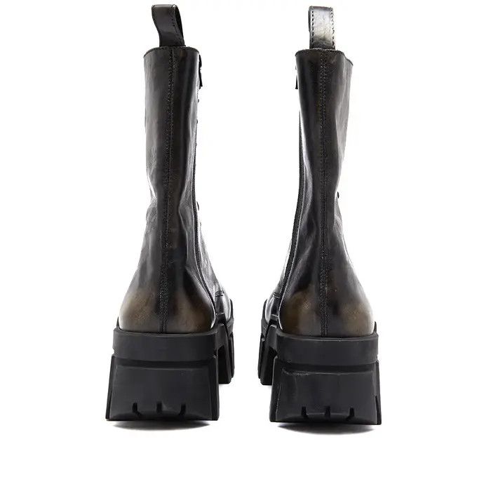 Balenciaga o1w1db11225 Bulldozer Lace-Up Boots in Black Size US 6 / EU 39 - 2 Thumbnail