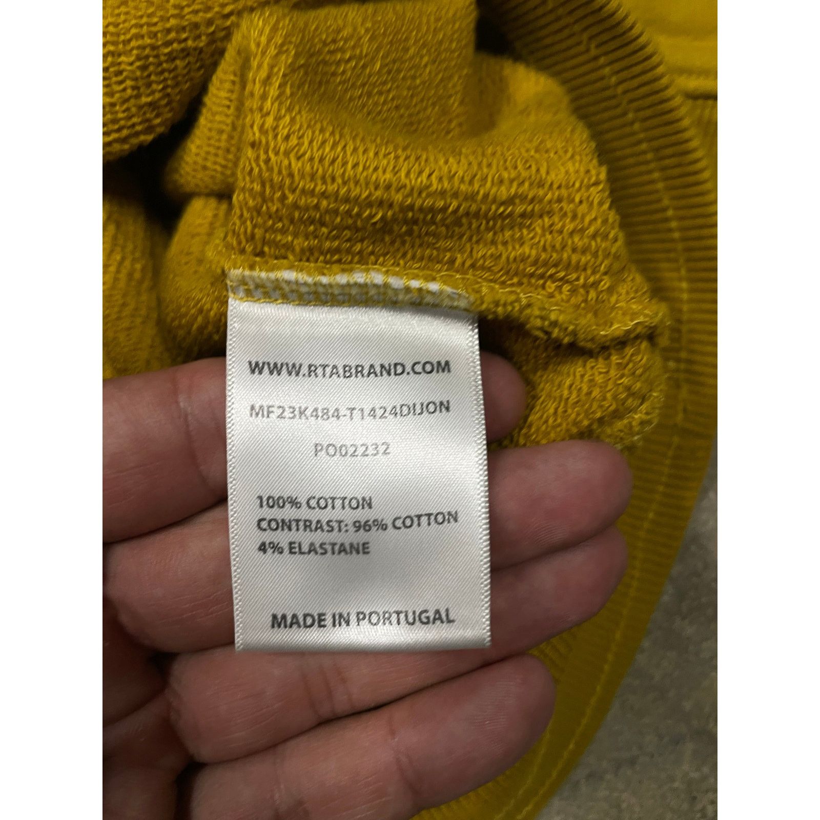 Rta RTA Hoodie Mustard XL Used Size US XS / EU 42 / 0 - 4 Thumbnail