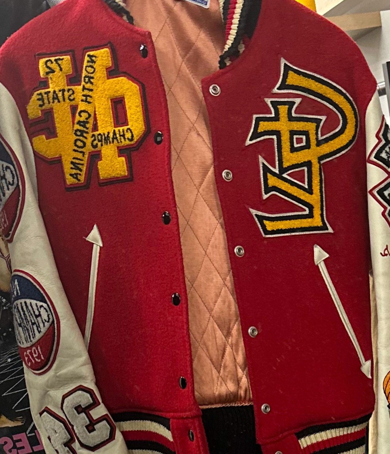 Japanese Brand × Vintage × Whitesville Japanese vintage letterman jacket Size US XXS / EU 40 - 1 Thumbnail