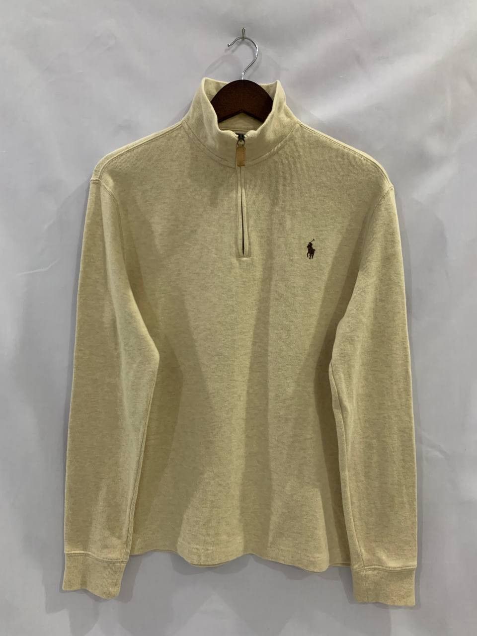 POLO RALPH LAUREN HALF ZIPPER LONG SLEEVE TSHIRT