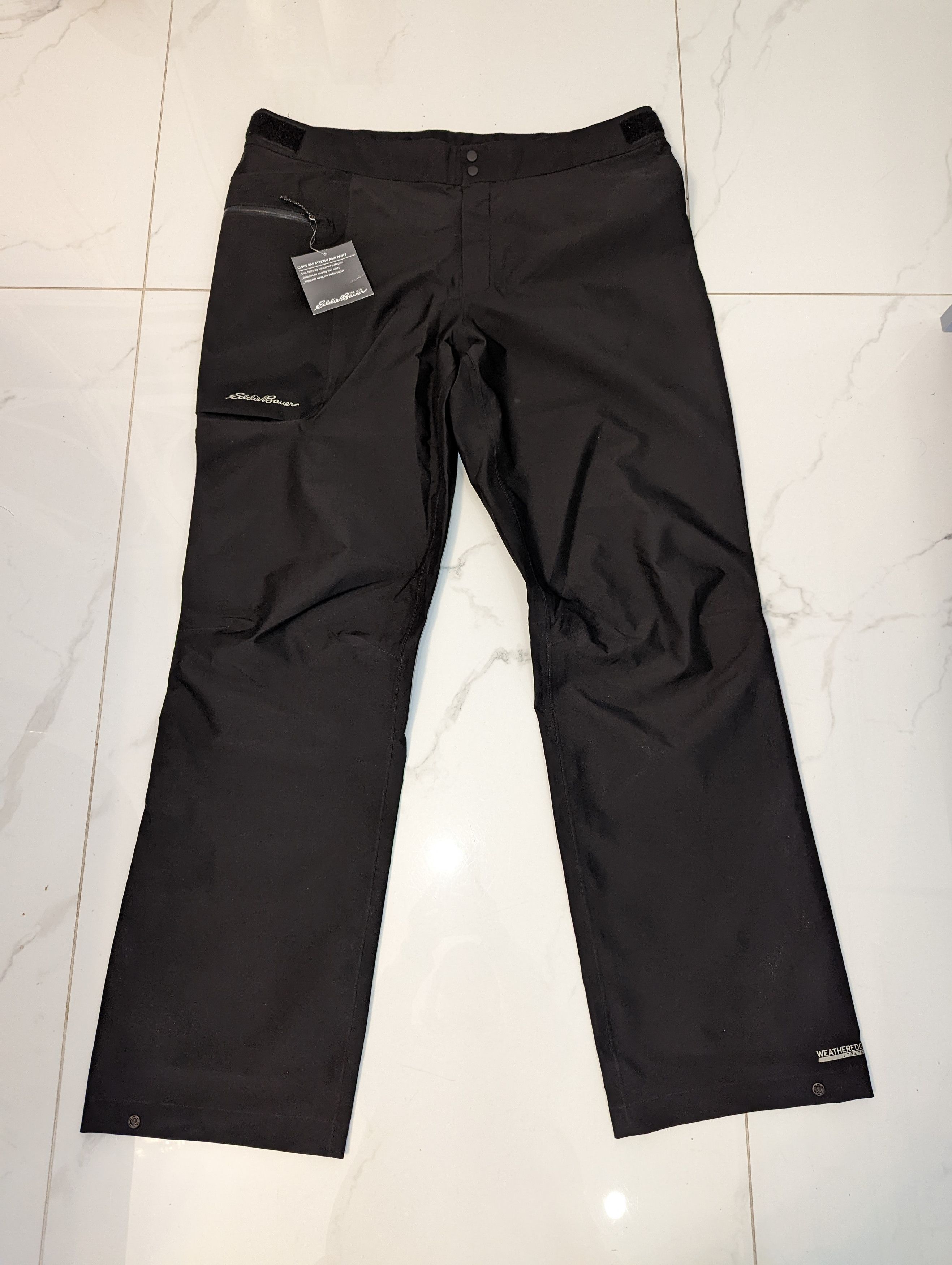 image of Eddie Bauer Cap Stretch Pant in Black, Women's (Size 34)