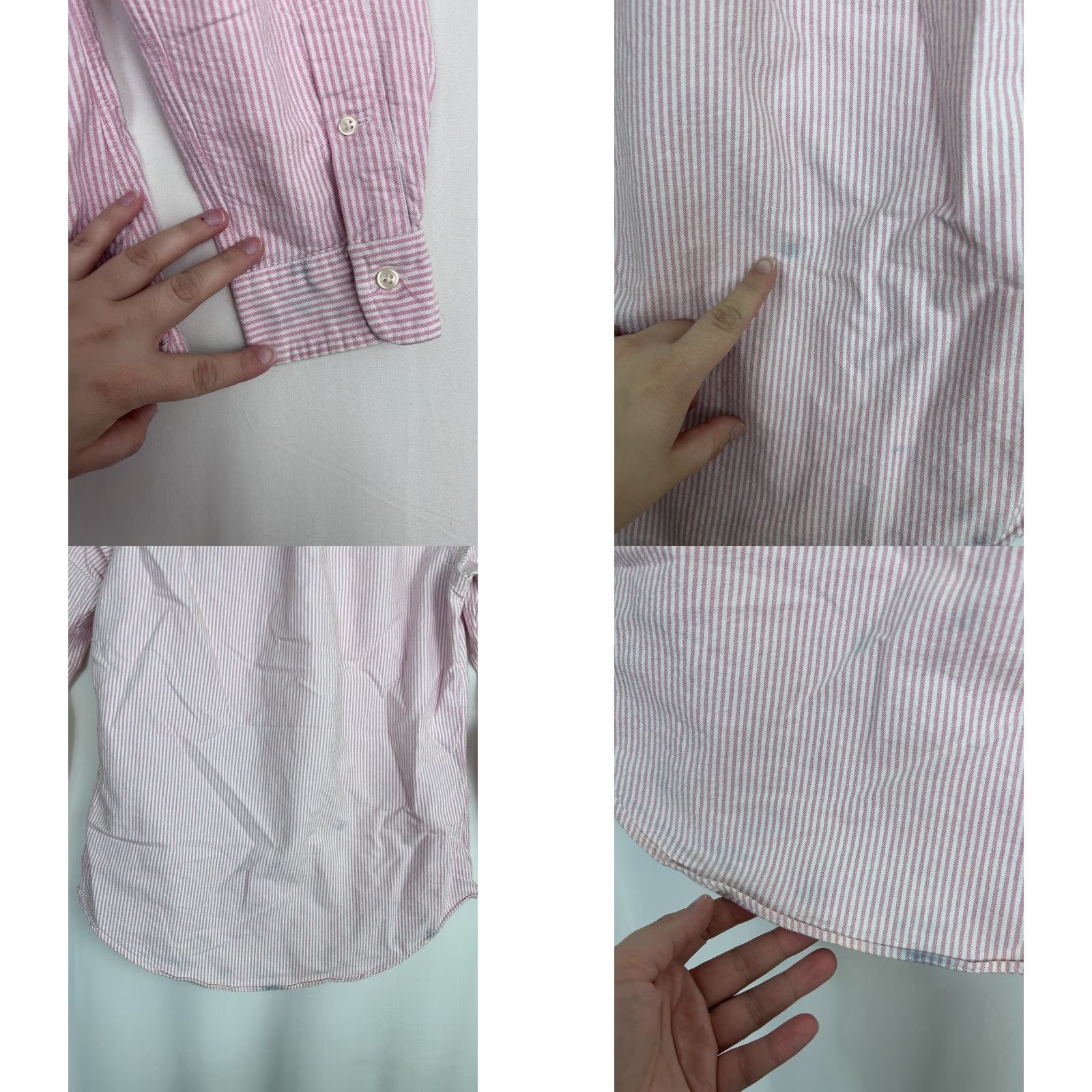 Ralph Lauren Ralph Lauren Mens Custom Fit Long Sleeve Button-Down Pink Striped Shirt M Multicolor Womens? Size US M / EU 48-50 / 2 - 10 Thumbnail